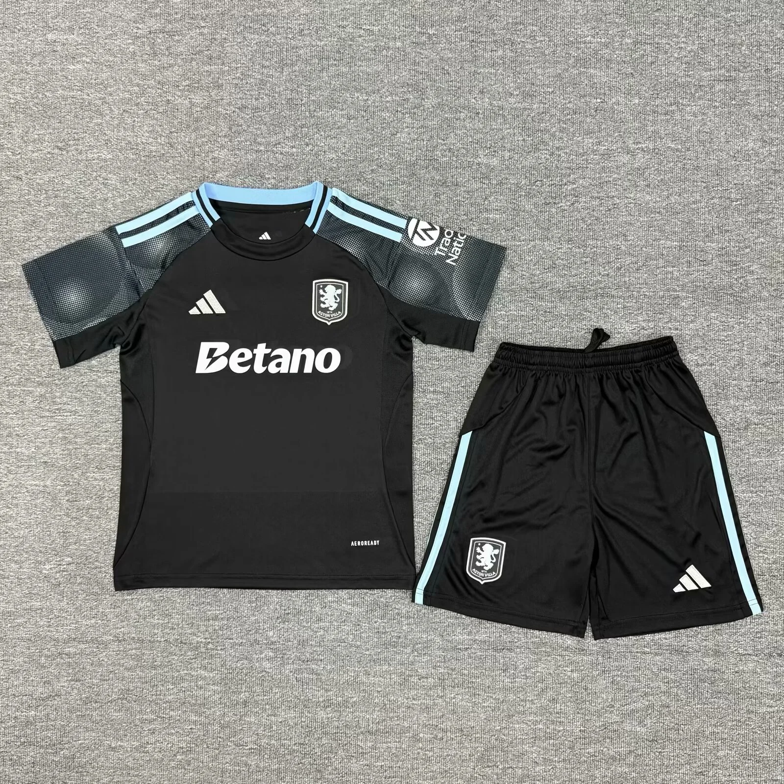 2025/2026 Aston Villa Away Football Shirt Kids Size