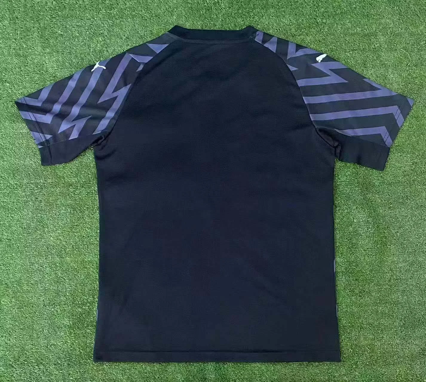 2023/2024 Olympique de Marseille Goalkeeper Black Soccer Jersey - 图片 2