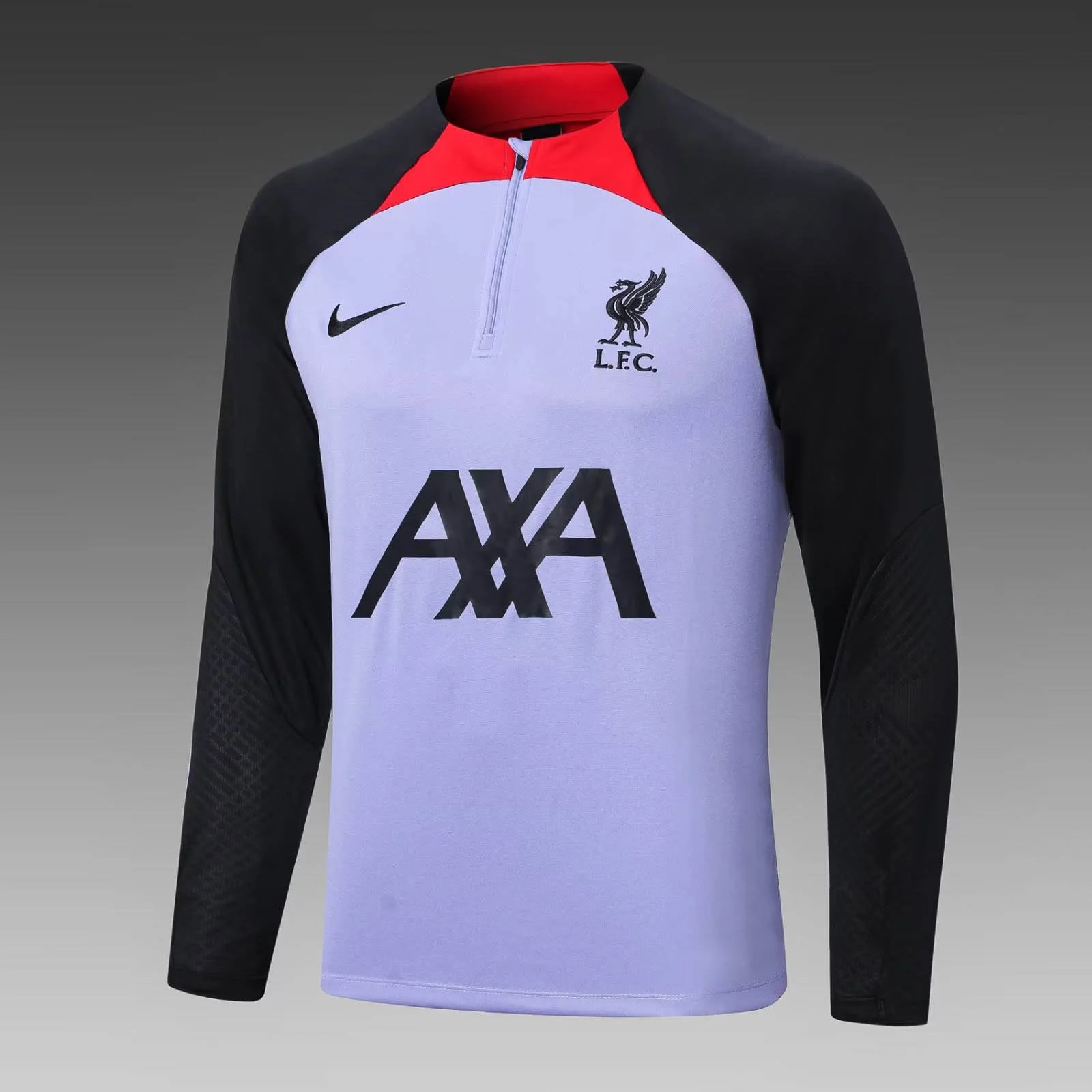 2022/2023 Liverpool Half-Pull Training Suit Purple Jersey Set - 图片 3
