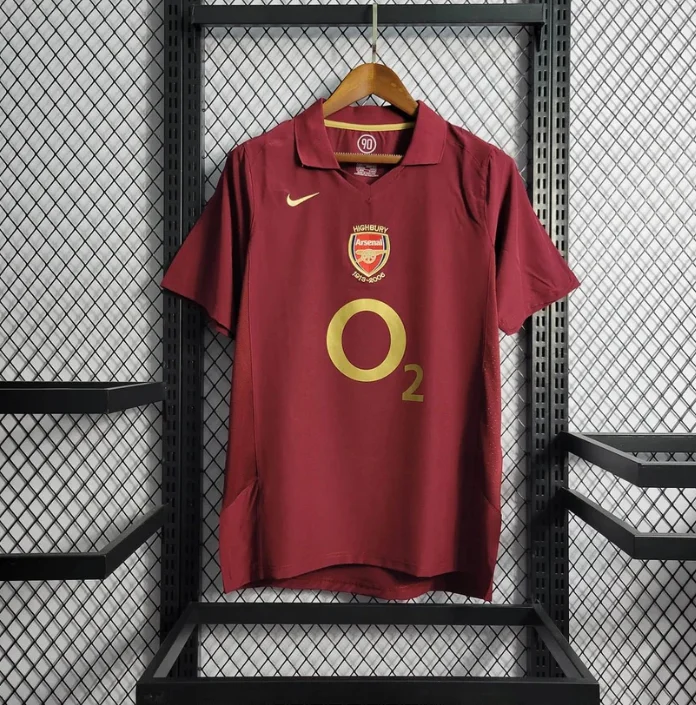 2005/2006 Retro Arsenal Home Football Shirt