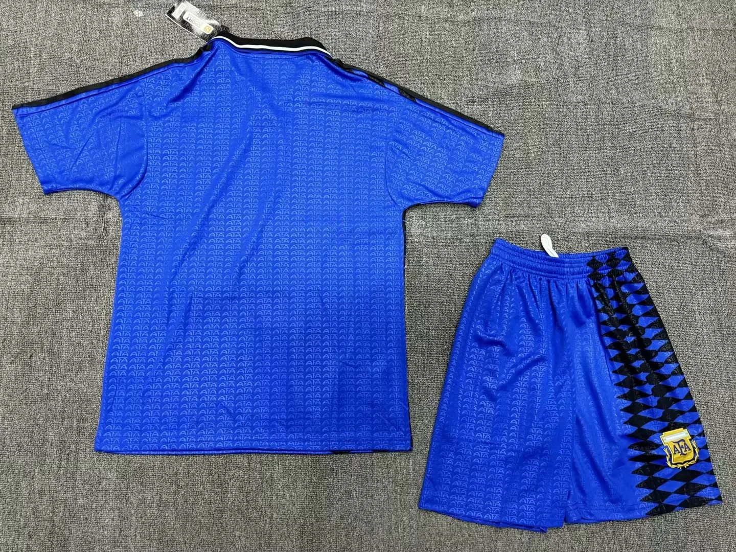 1994 Retro Argentina National Team Away Jersey Kids Size - 图片 2