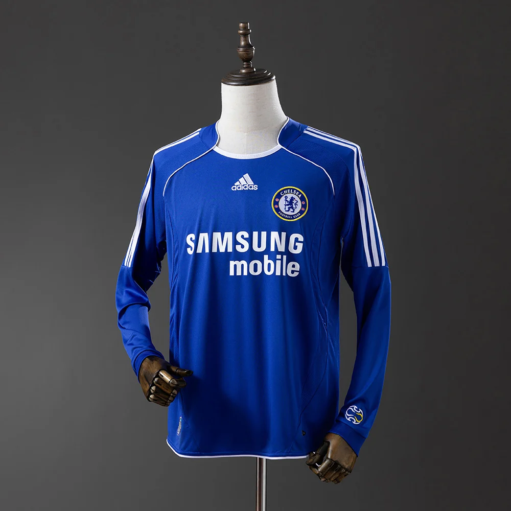 2006/2007 Long Sleeve Retro Chelsea Home Football Shirt