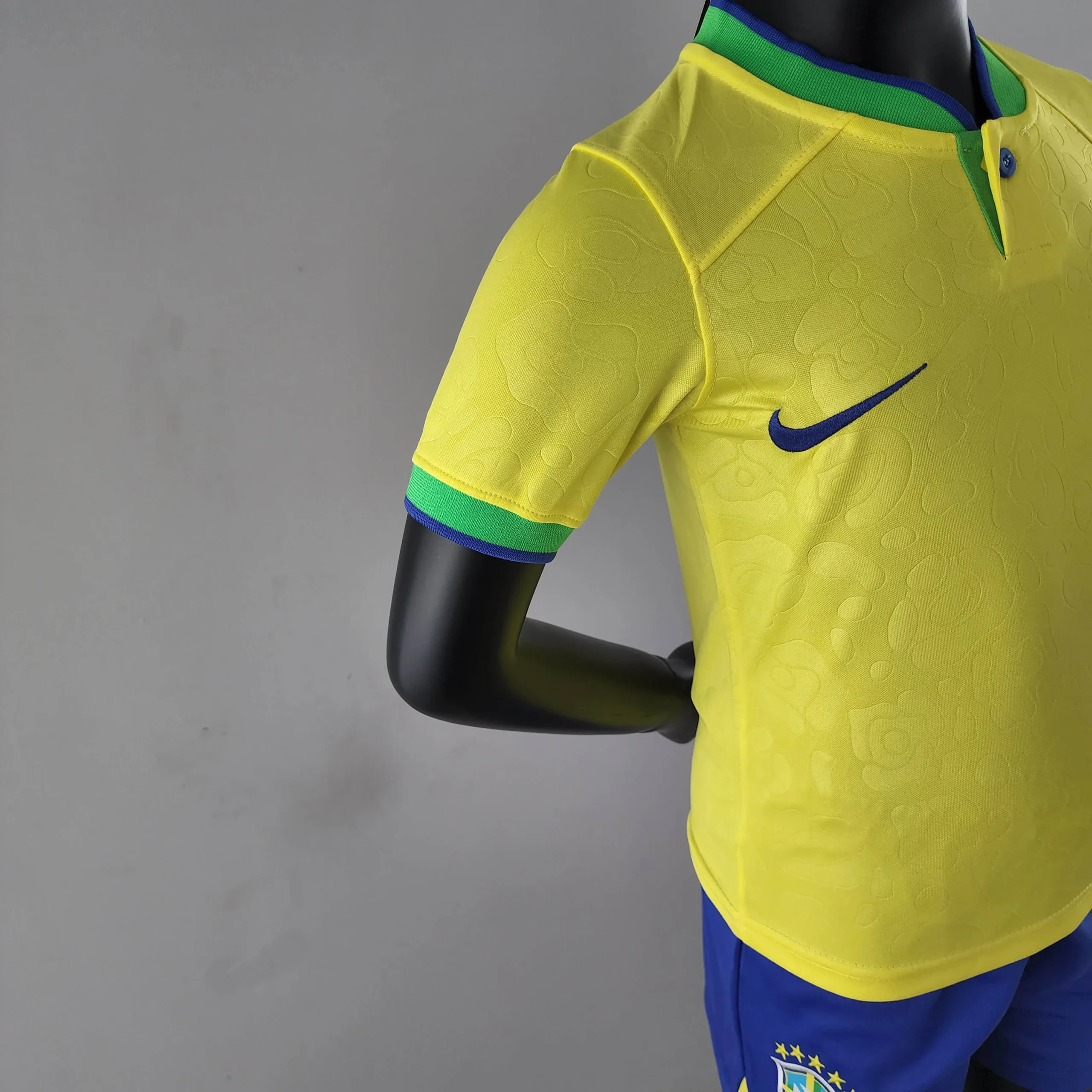 2022 World Cup Brazil Home Soccer Jersey Kids Size - 图片 8