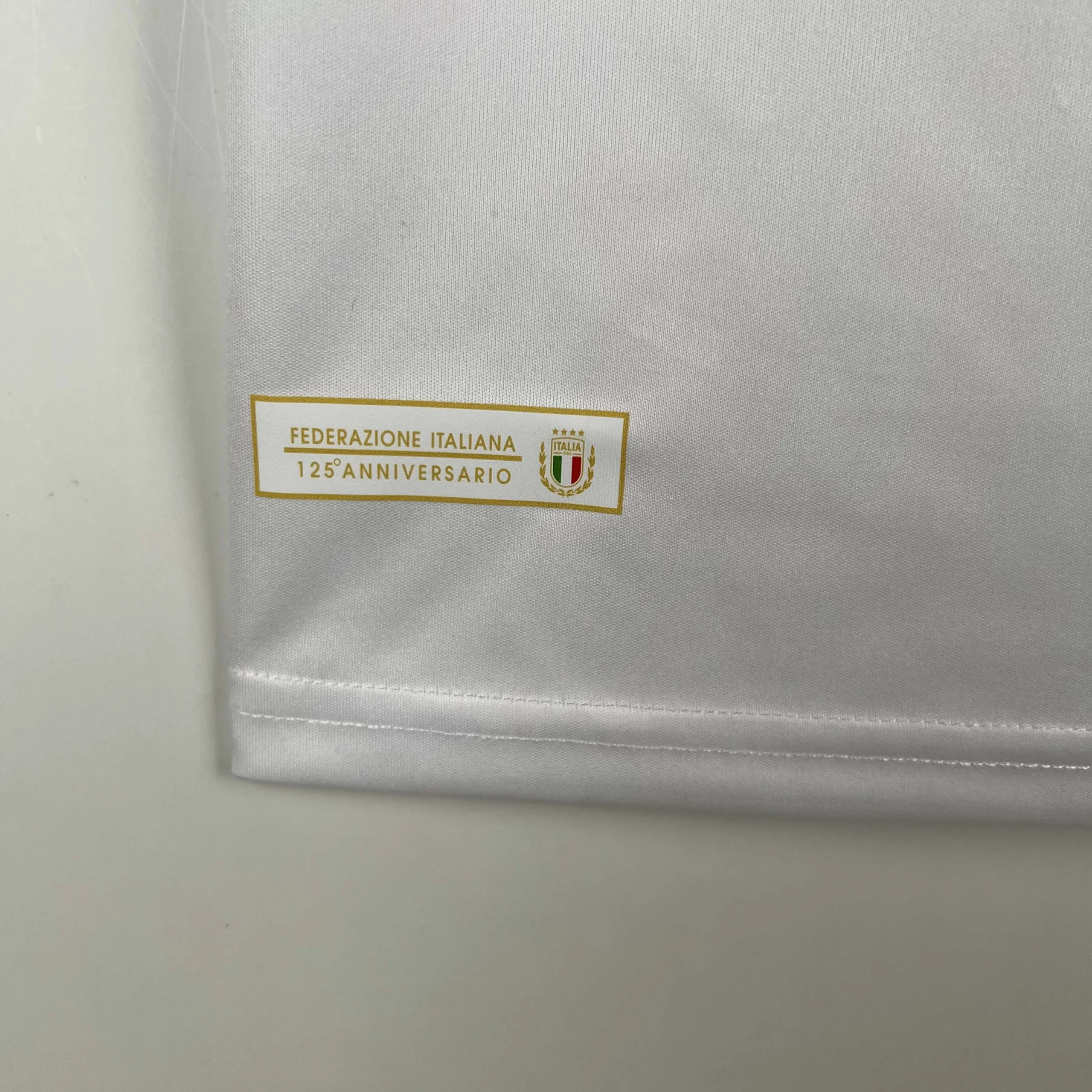 2023 Italy 125th Anniversary White Soccer Shirt - 图片 12