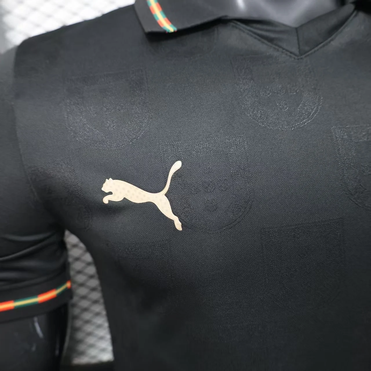 2026 Player Version Portugal Black Panther Football Shirt - 图片 5