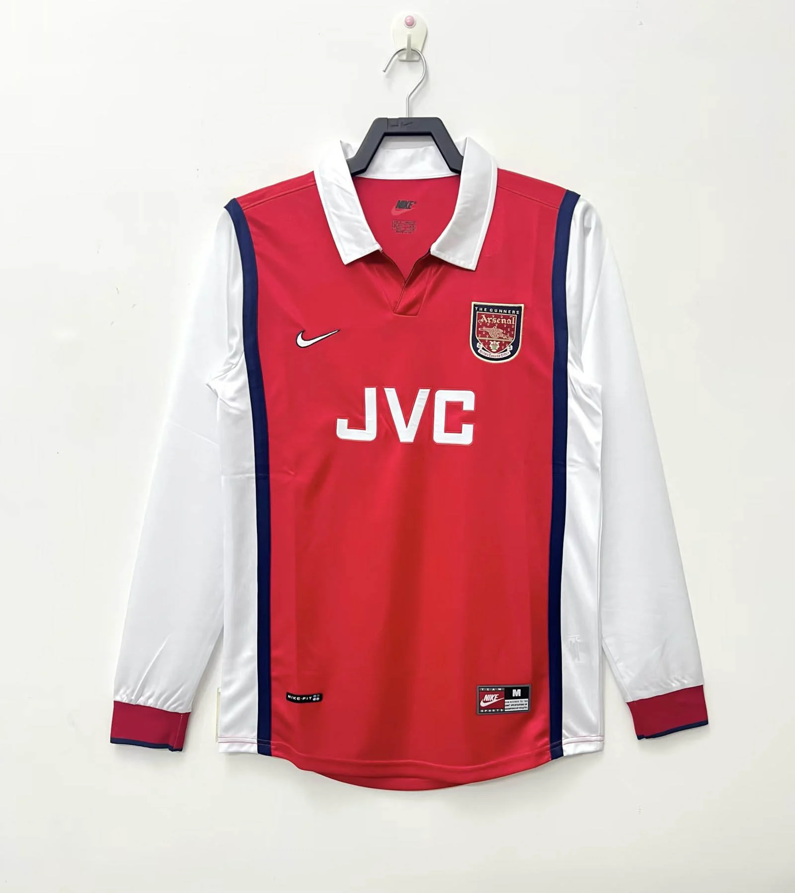 1998/1999 Retro Long Sleeve Arsenal Home Football Shirt - 图片 3