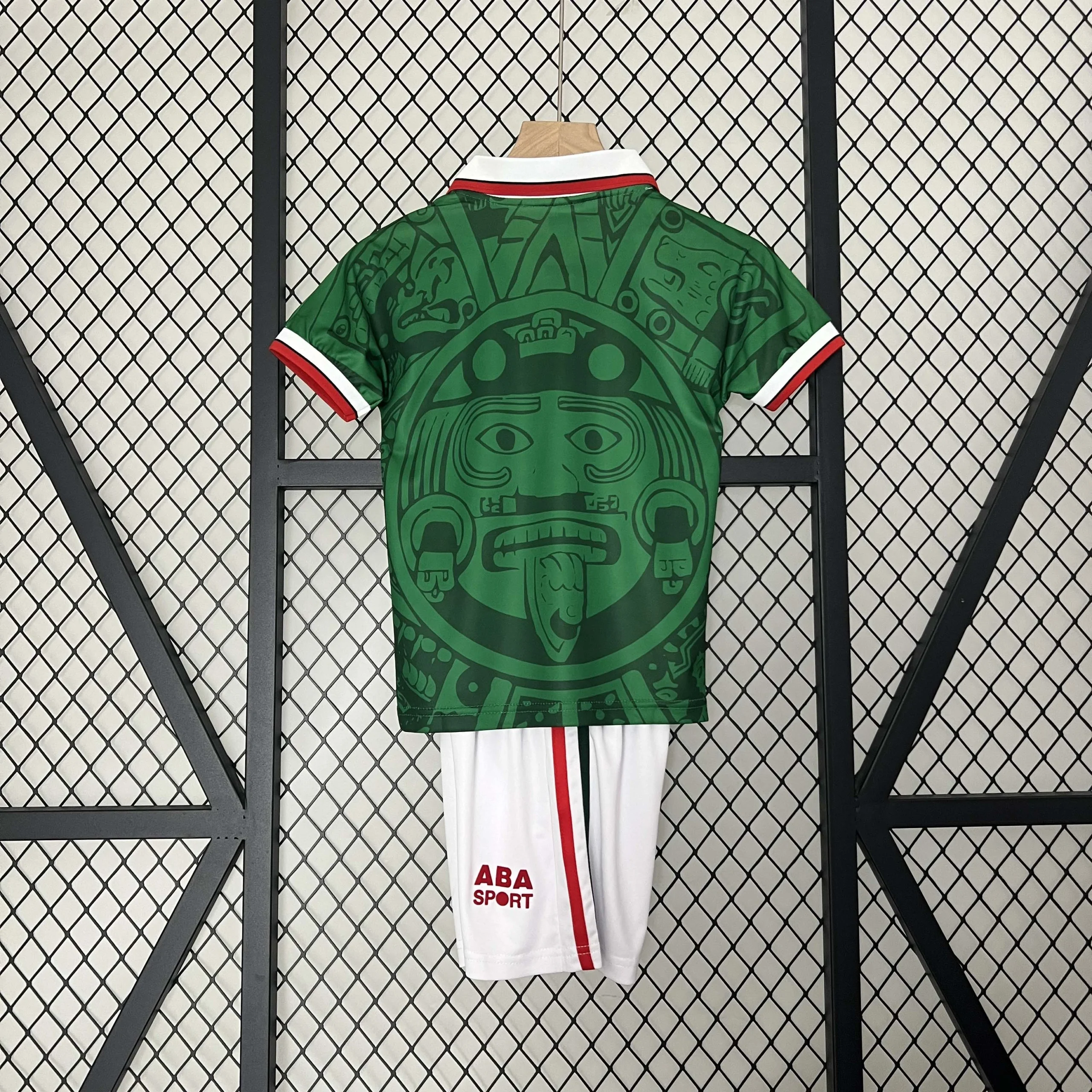 1998 Retro Mexico National Home Football Shirt Kids Size - 图片 2