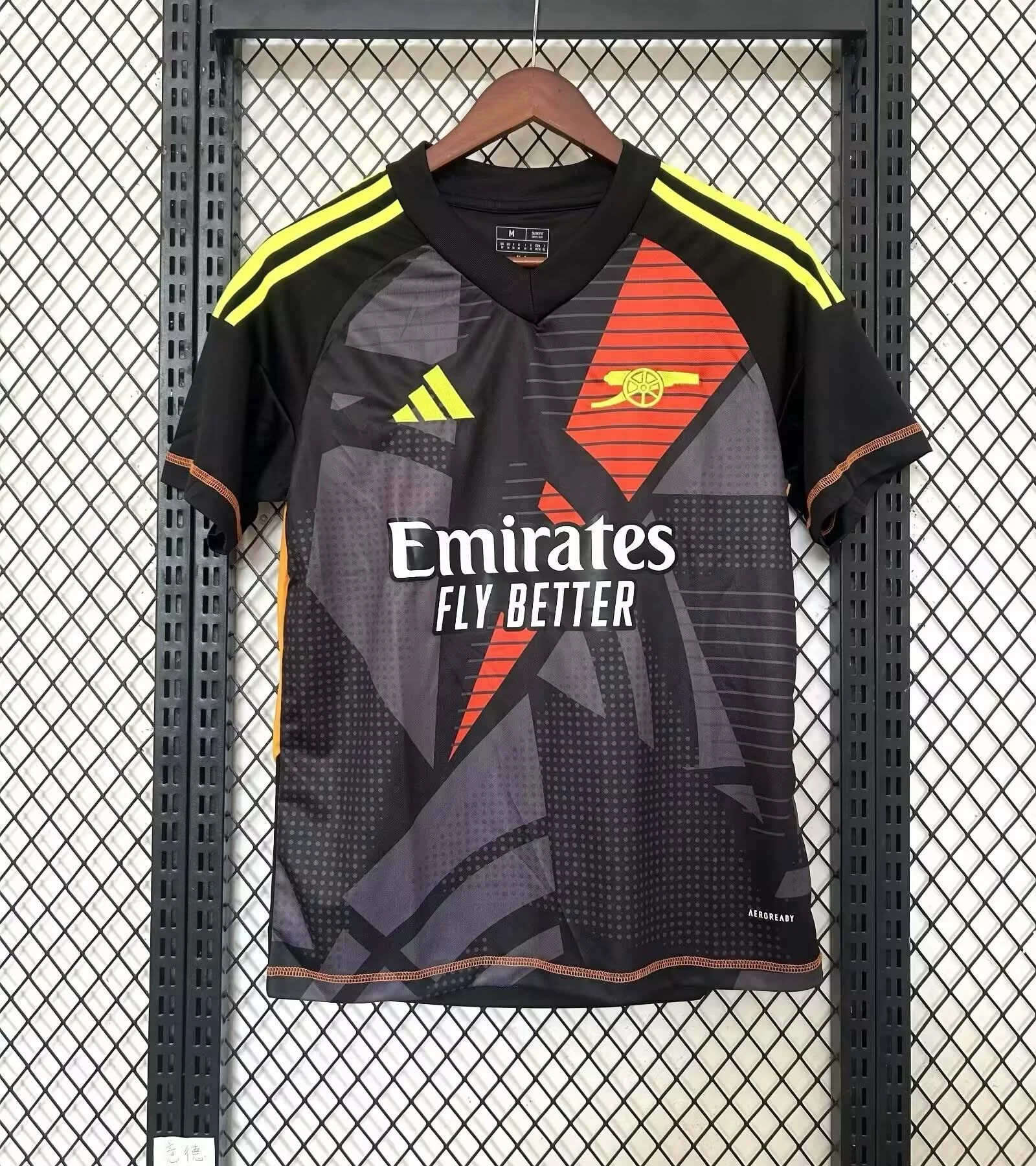 2024/2025 Arsenal Goalkeeper Black Football Shirt