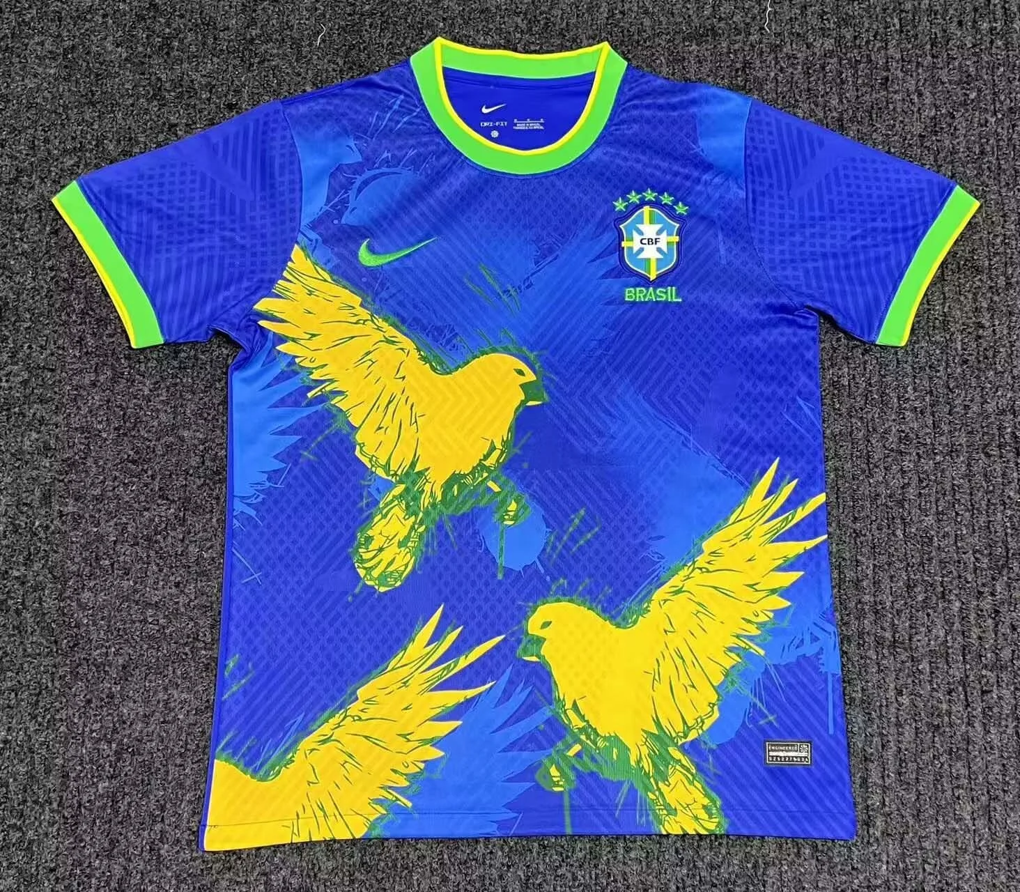 2025 Brazil Special Edition blue Football Shirt