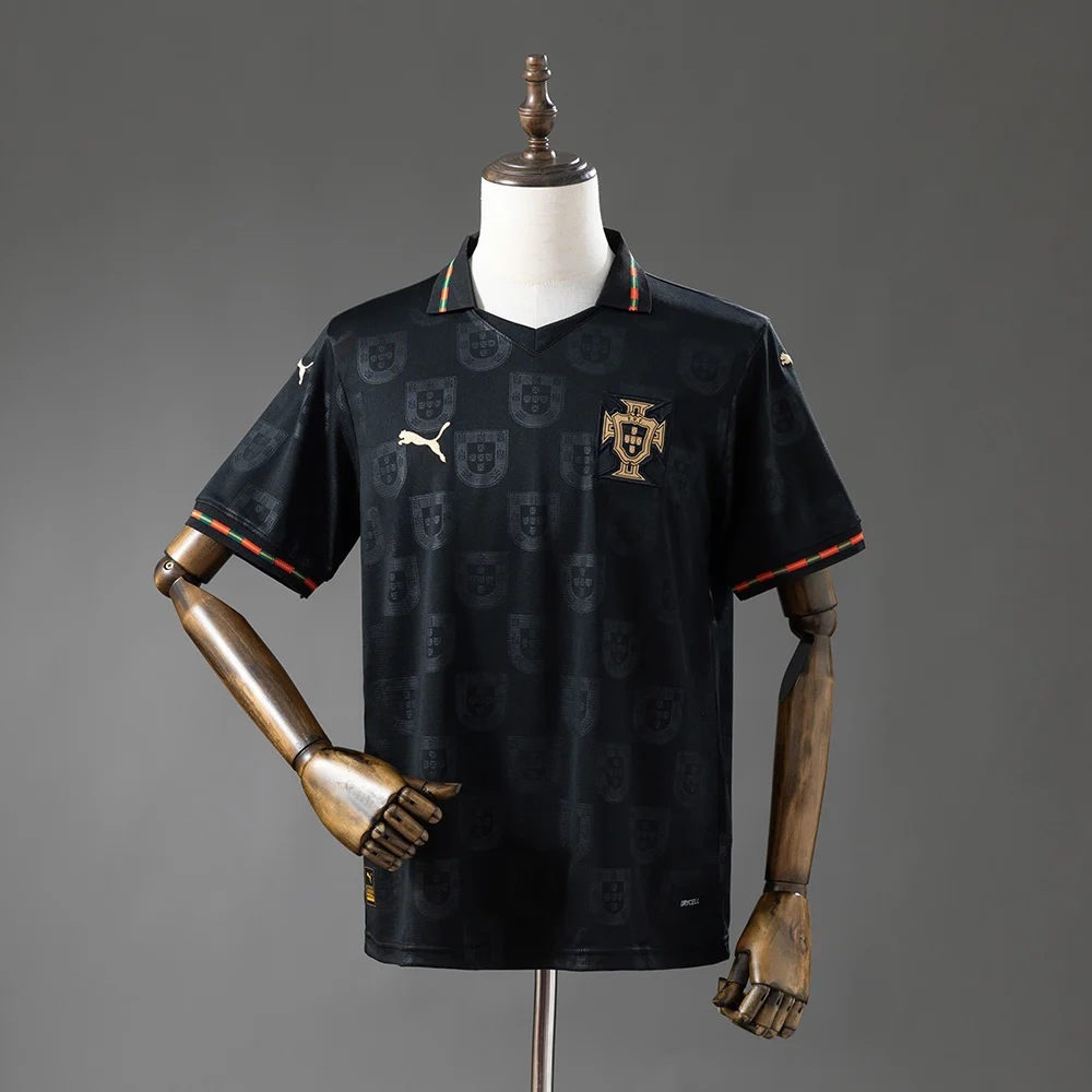 2026 Portugal Black Panther Football Shirt
