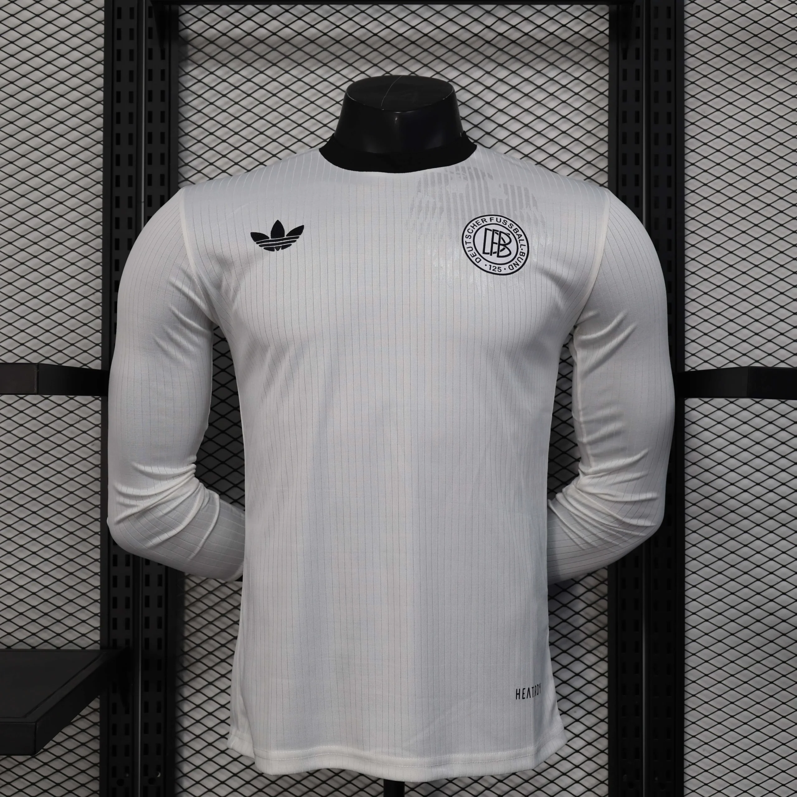 2025 Long Sleeve Player Version Germany 125th Anniversary Edition White Football Shirt
