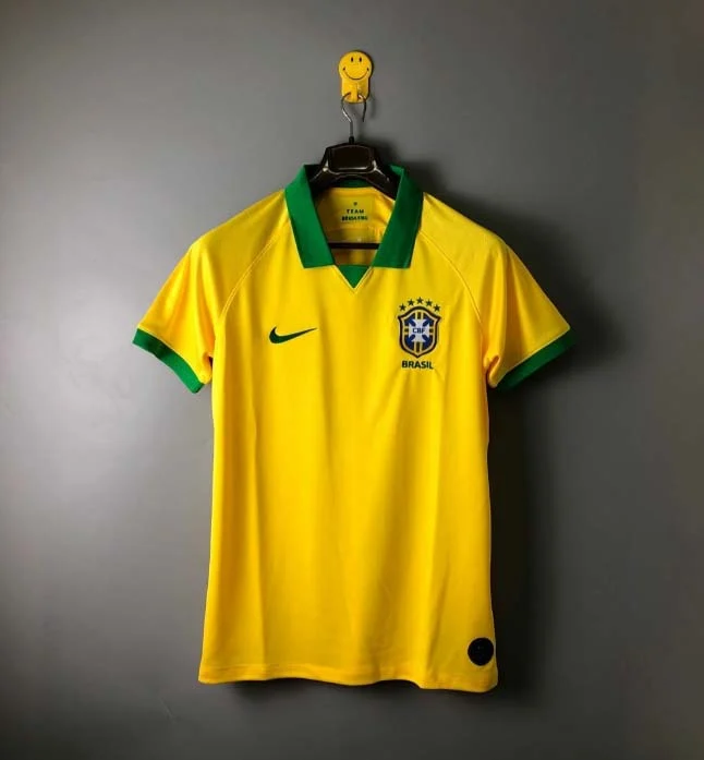2019 Retro Brazil Home Football Shirt