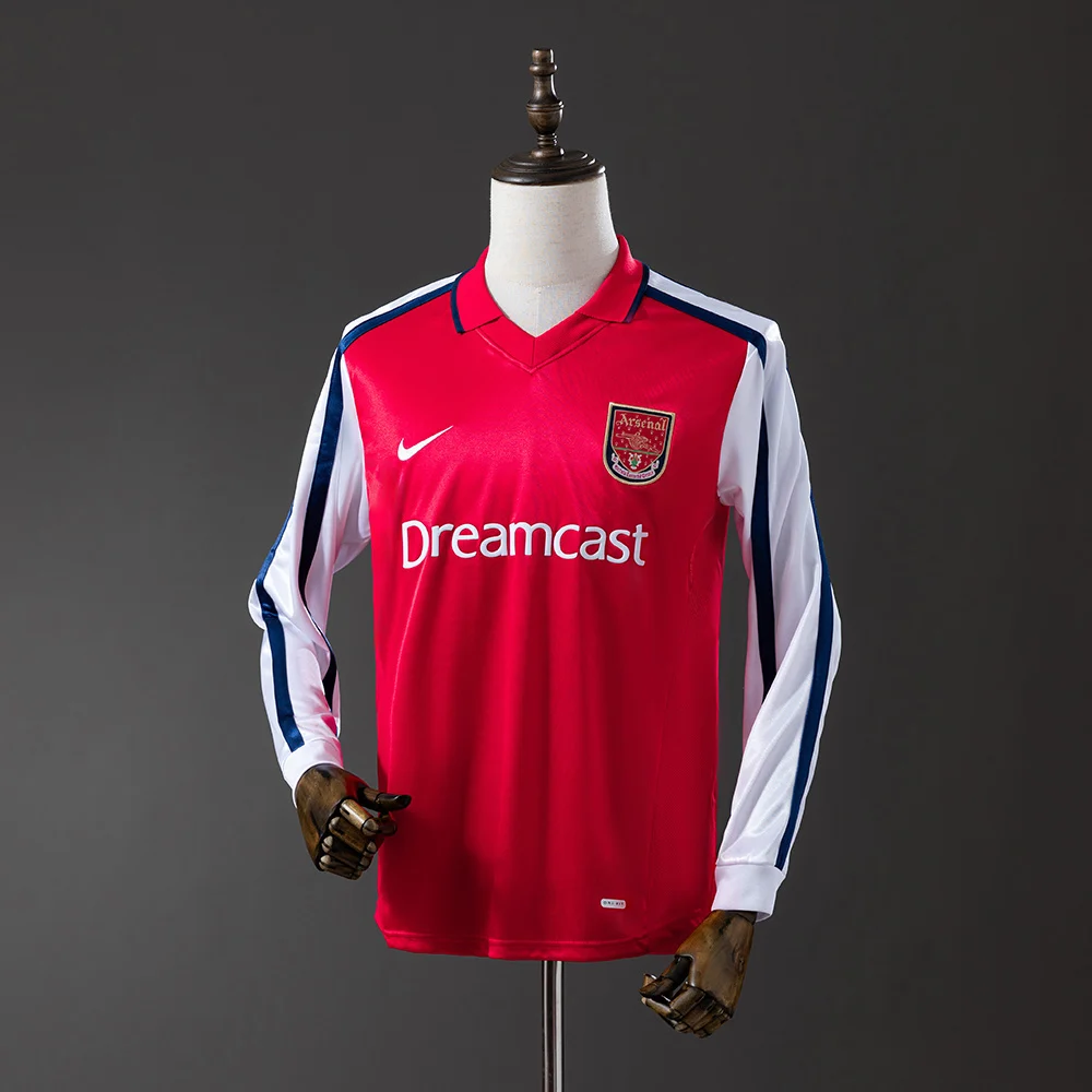 2001/2002 Retro Arsenal Home long sleeve Jersey