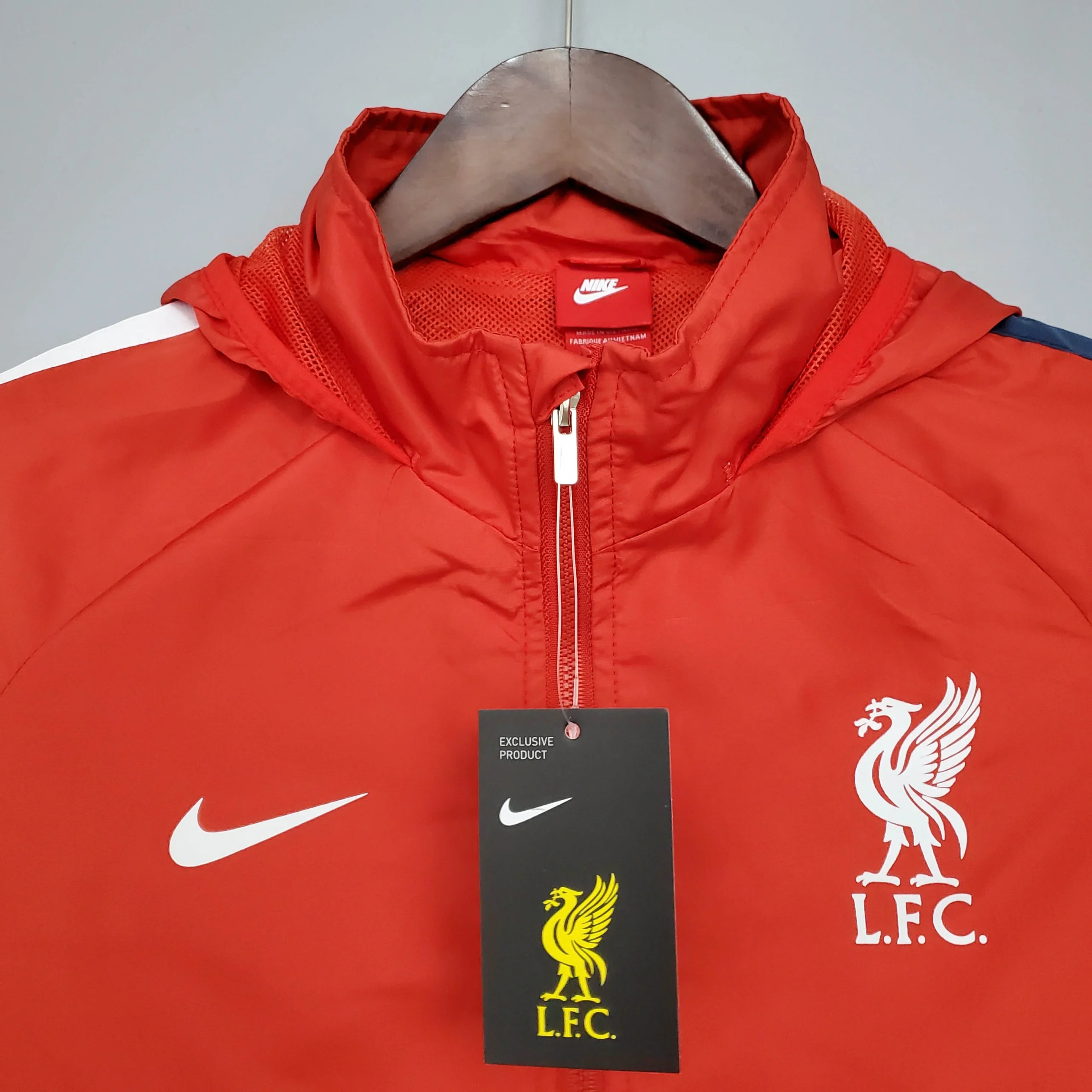 2021/2022 Liverpool Windbreaker Red Soccer Jersey - 图片 3