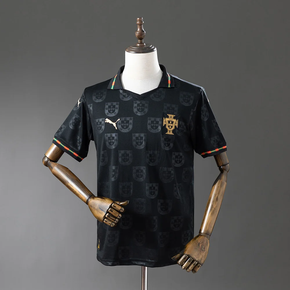 2026 Player Version Portugal Black Panther Football Shirt - 图片 11