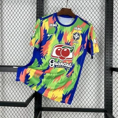 2025-2026 Brazil Pre-match training Football Shirt