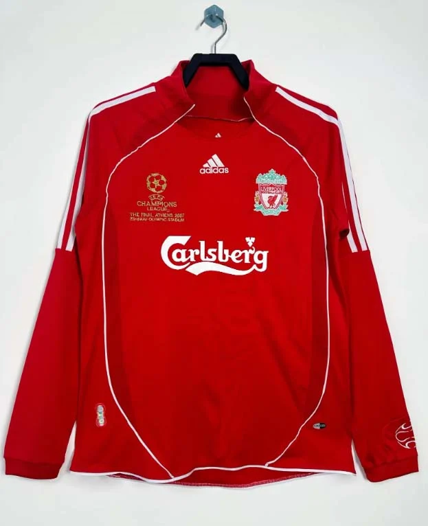 2006/2007 Retro Long Sleeve Liverpool Home Football Shirt