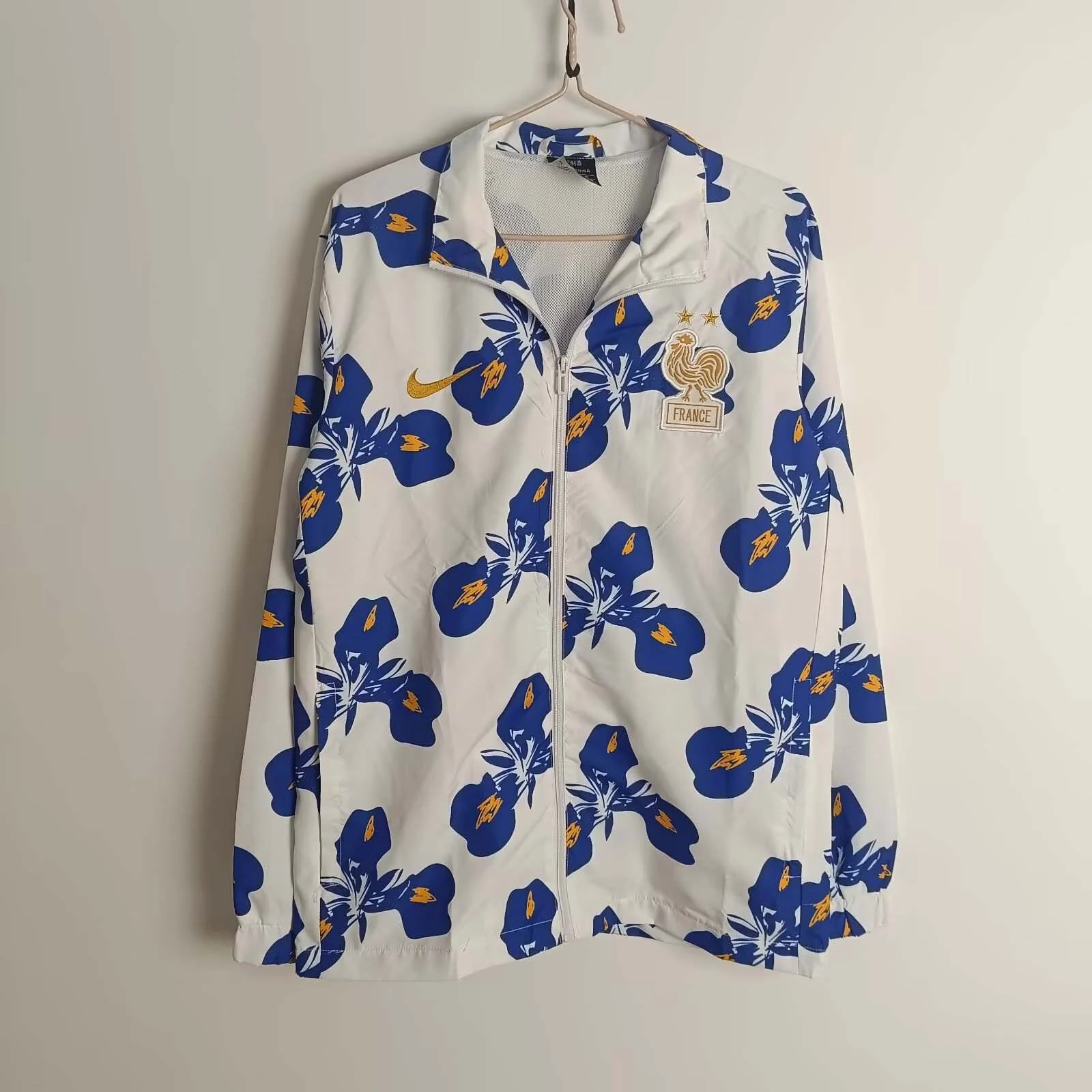 2025 France Windbreaker White Soccer Jersey