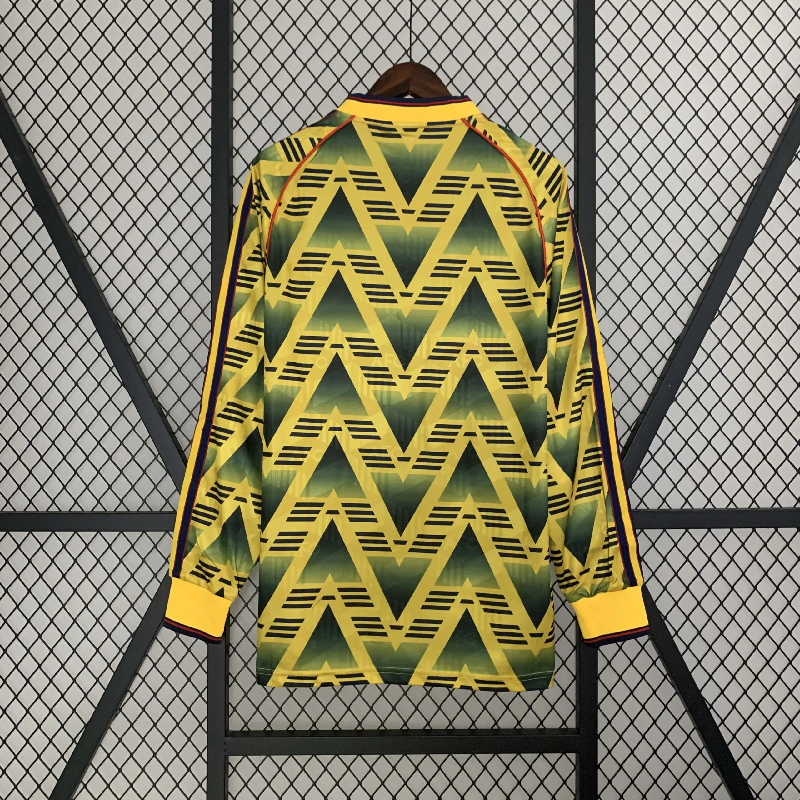 1991/1993 Retro Long Sleeve Arsenal Away Football Shirt - 图片 2