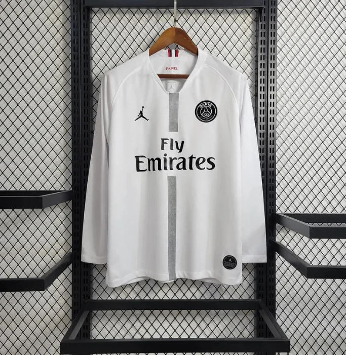 2018/2019 Retro Long Sleeve Psg Paris Saint-Germain Away Football Shirt