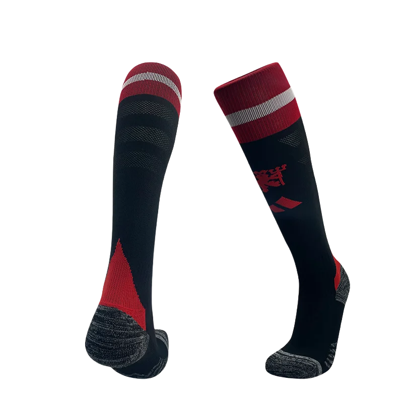 2024/2025 Manchester United home black football socks