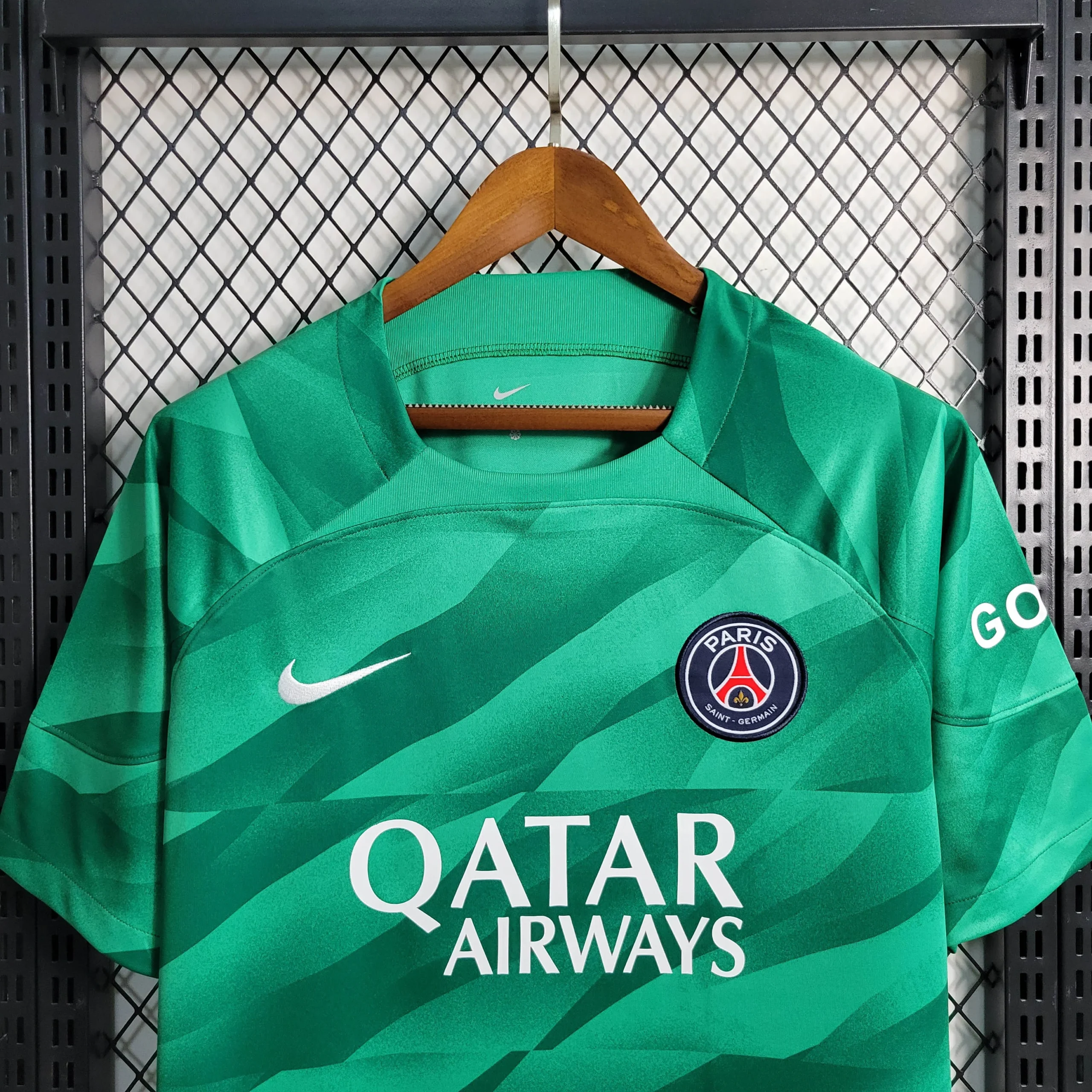 2023/2024 Psg Paris Saint-Germain Goalkeeper Green Football Shirt - 图片 3