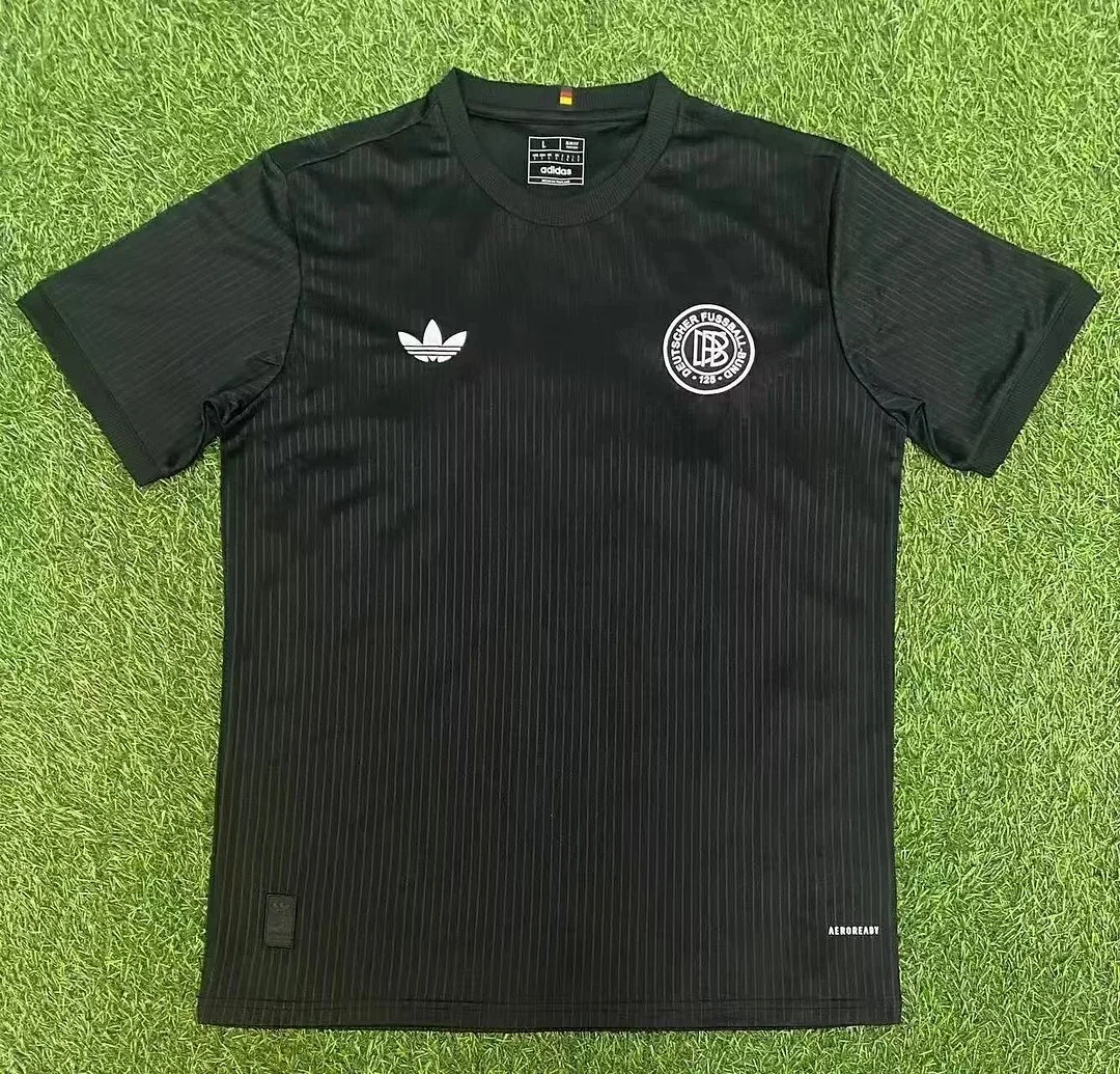 2025/2026 Germany 125th Anniversary Edition Black Football Jersey