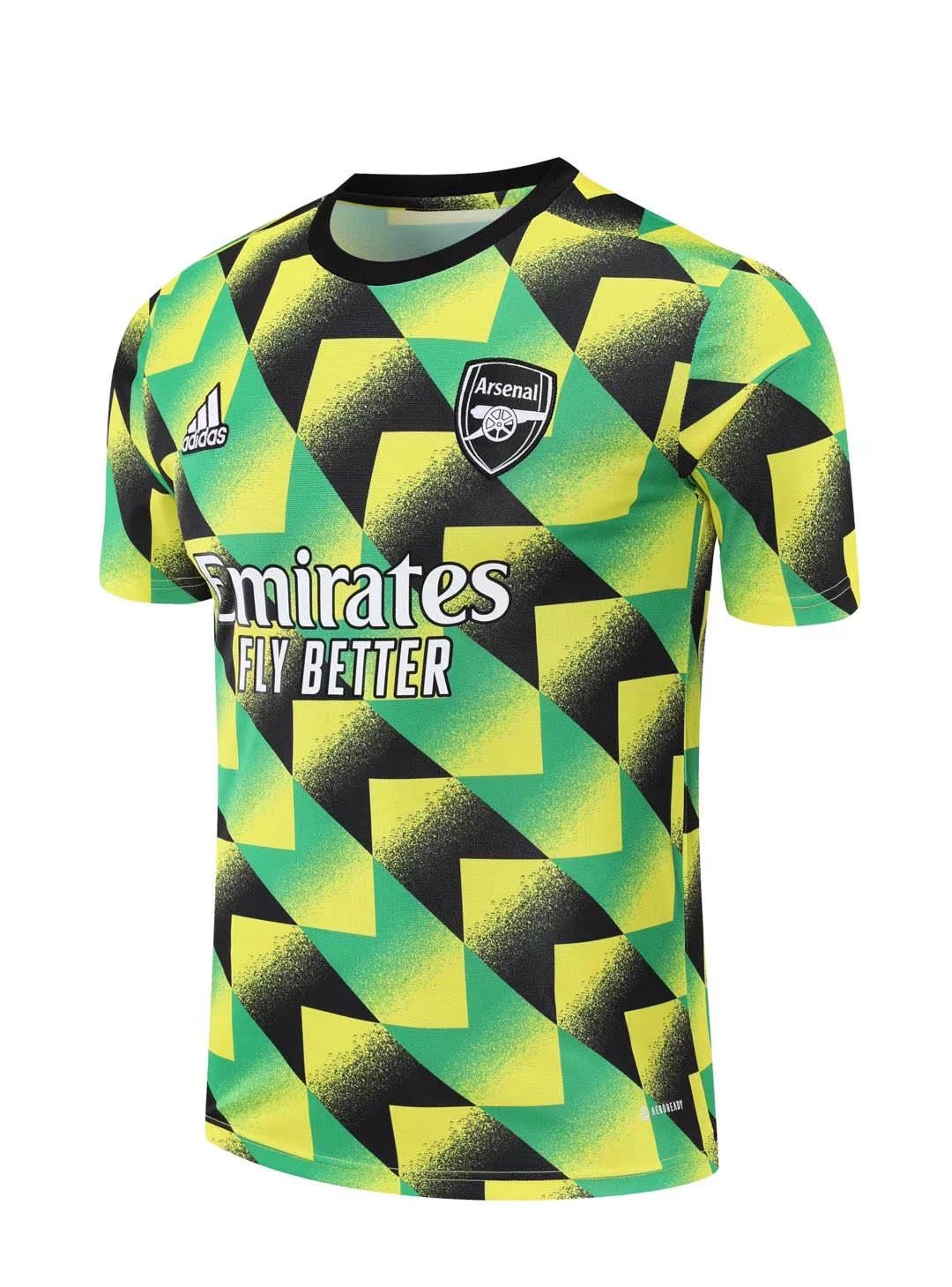 2022/2023 Arsenal Soccer Jersey Training Wear Yellow Black Green - 图片 3