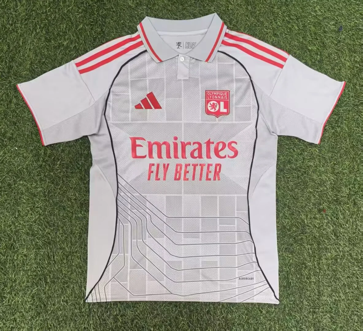 2025/2026 Lyonnais Third Away Football Shirt