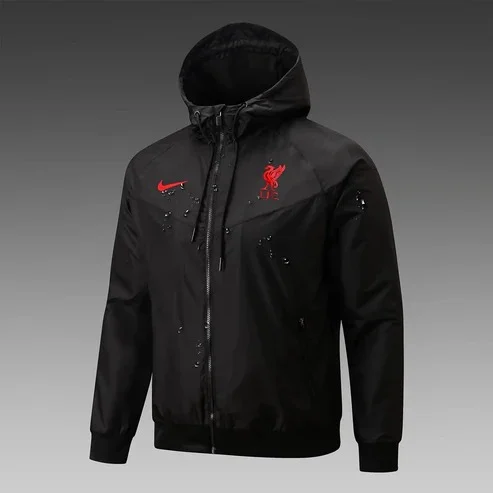 2024/2025 Liverpool Windbreaker Black Soccer Jersey