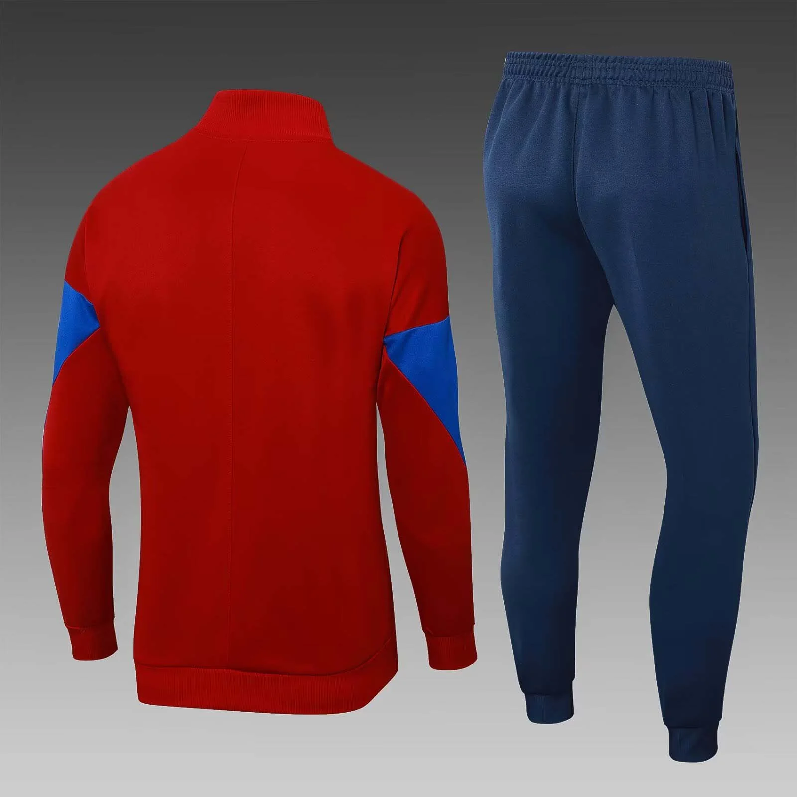 2024/2025 Barcelona Long Zipped Jacket Red Jersey Set - 图片 2