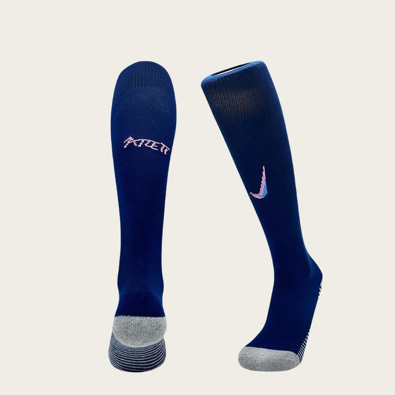 2024/2025 Atletico Madrid Second away Blue Football Socks