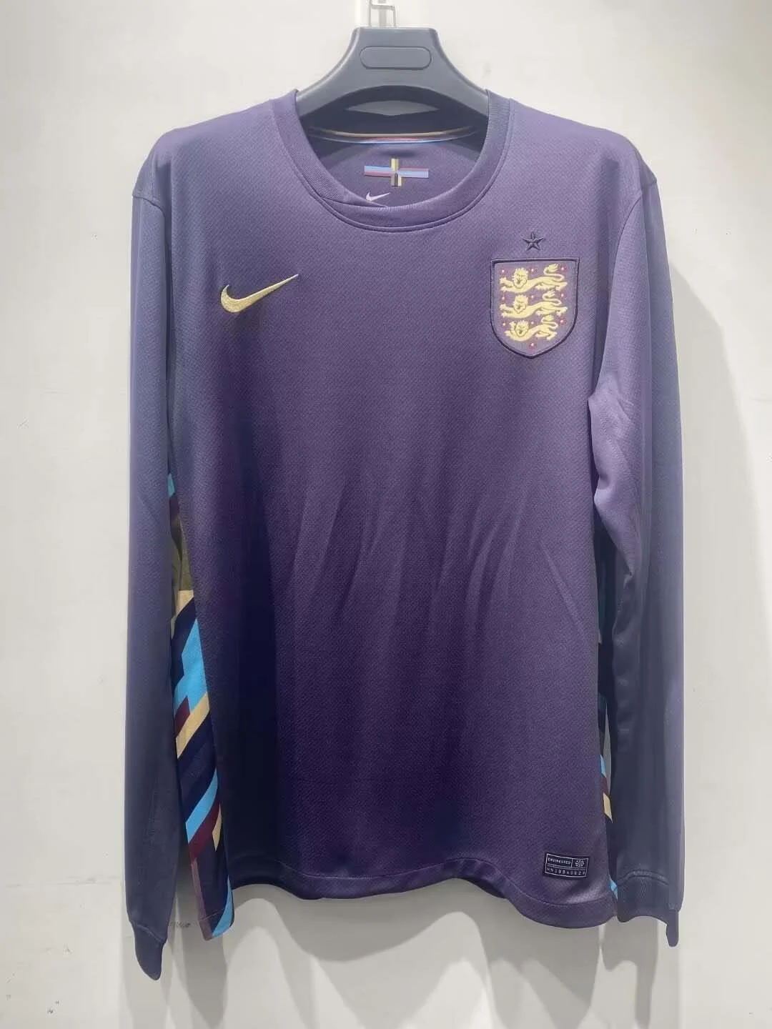 2024 Long Sleeve England Away Football Shirt