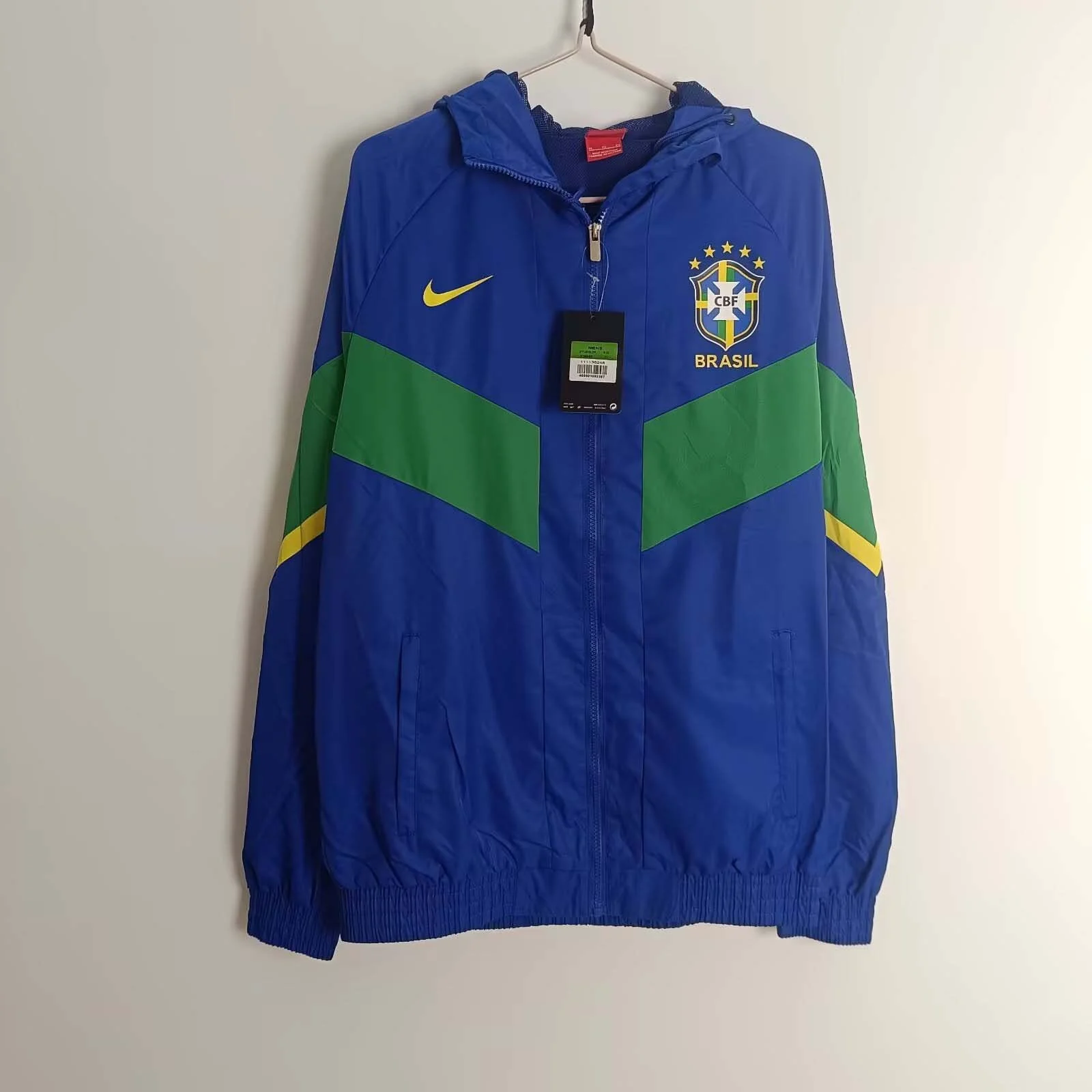 2025 Brazil Windbreaker blue Football Shirt