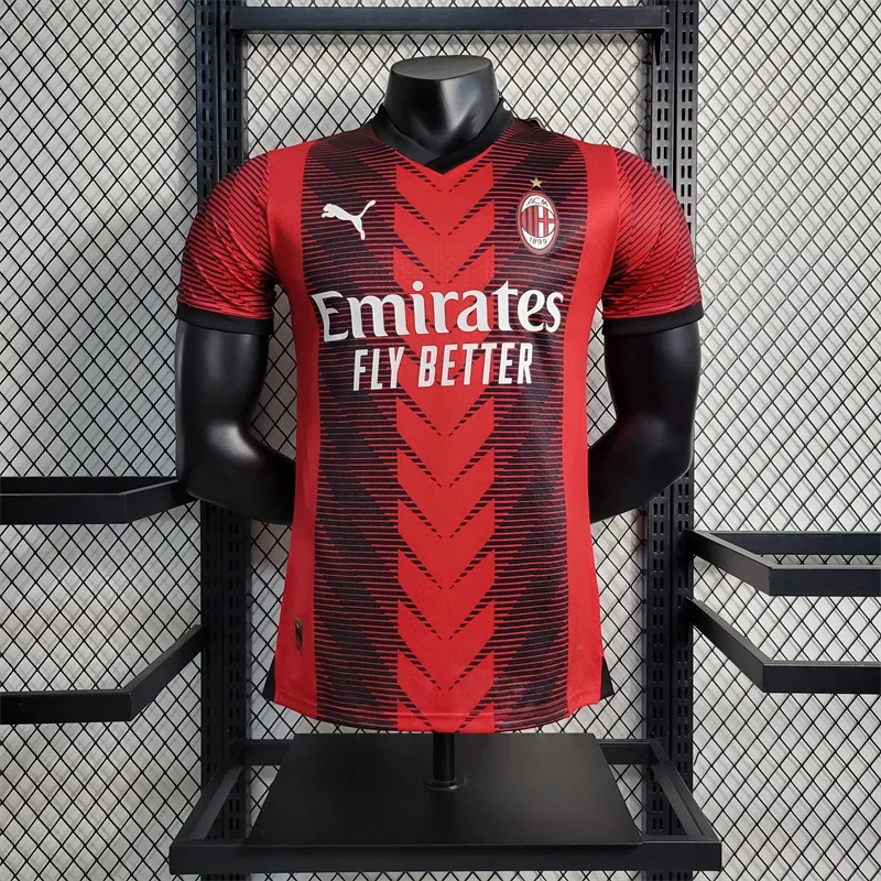 2023/2024 Player Version AC Milan Home Football Jersey