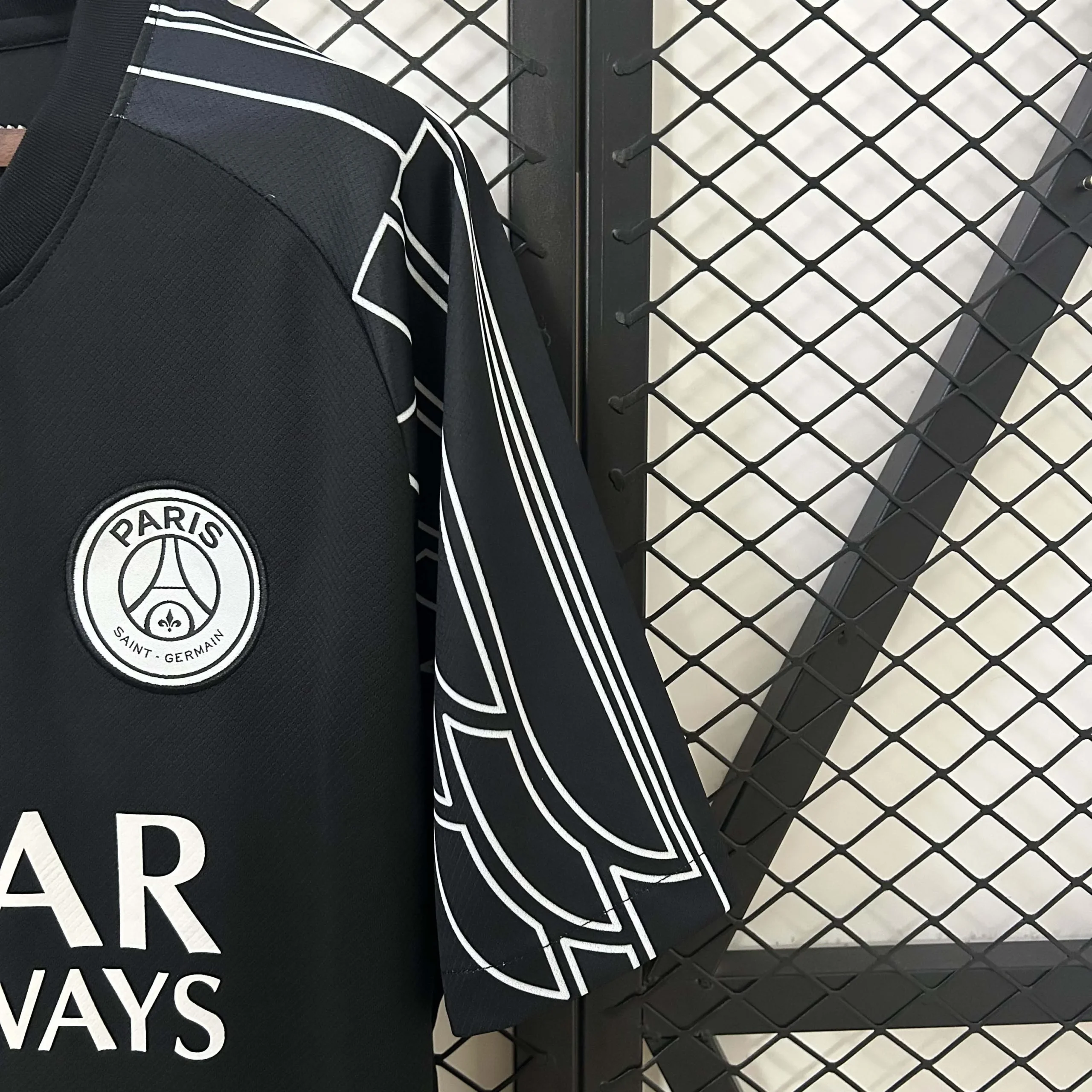2024/2025 Psg Paris Saint-Germain Fourth Away black Football Shirt - 图片 7