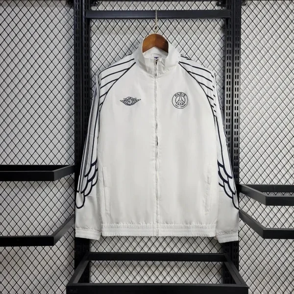 2025/2026 PSG Windbreaker White Football Shirt