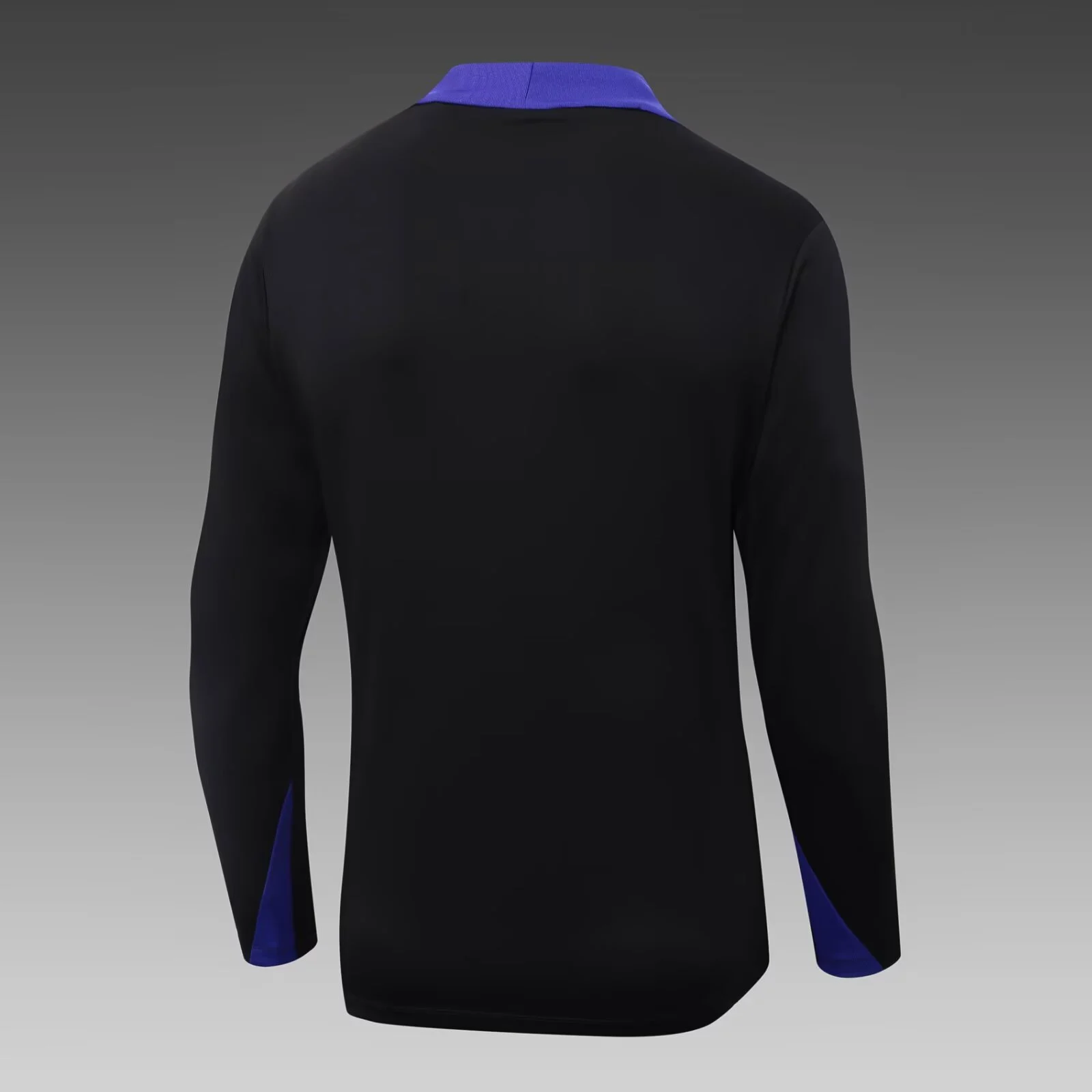 2025/2026 Barcelona Half-Pull Training Suit Black Jersey Set - 图片 4