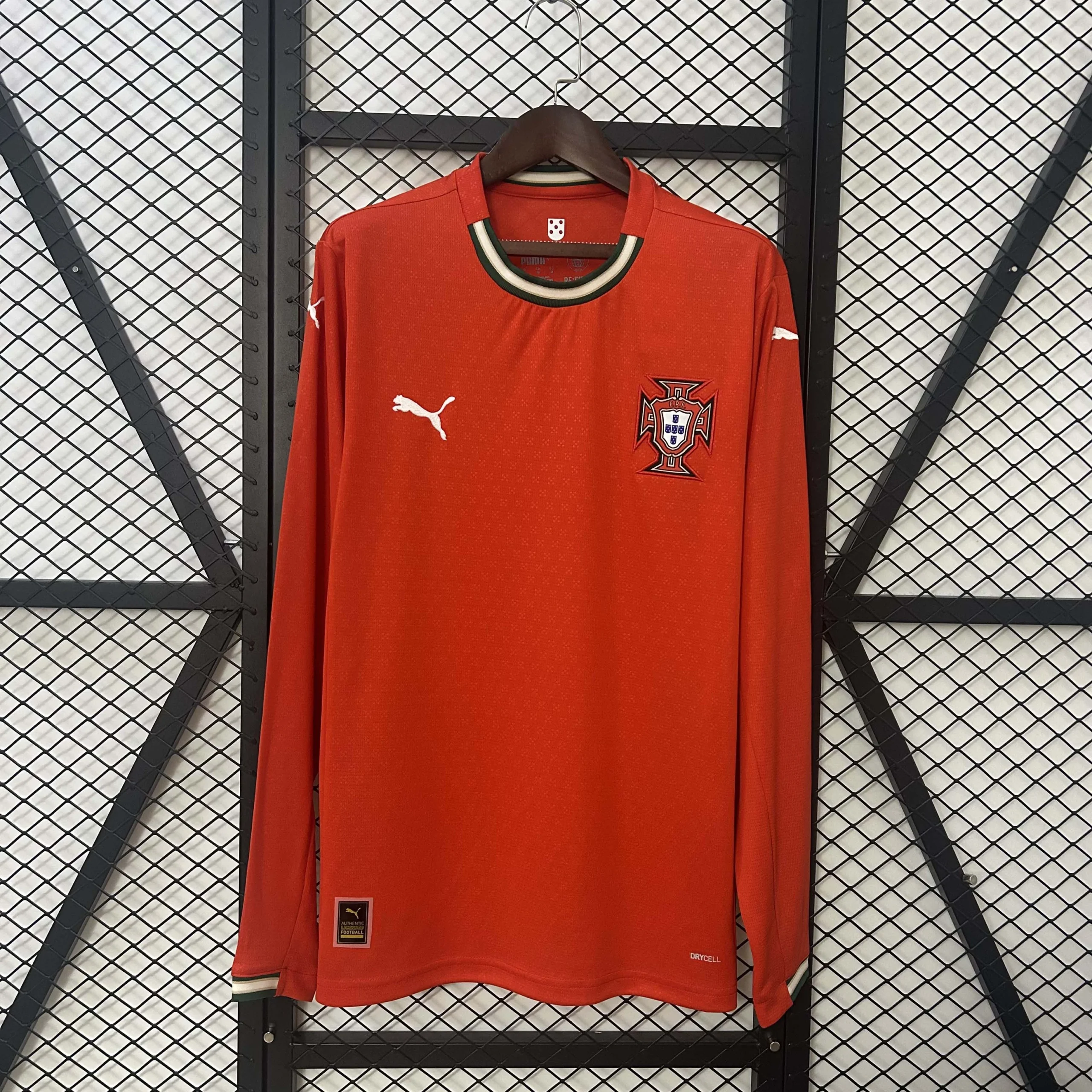 2025  Long Sleeve Portugal Home Football Shirt