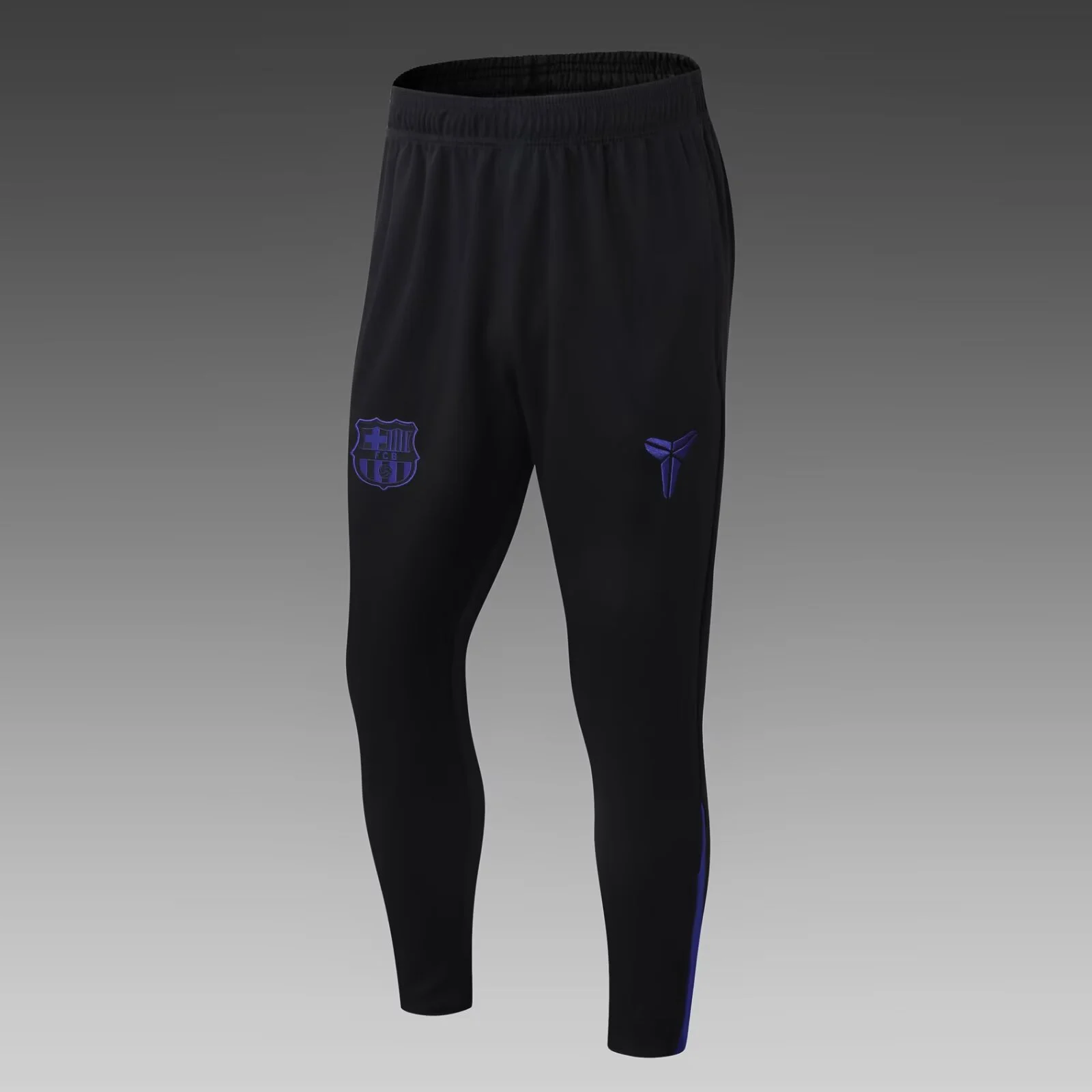 2025/2026 Barcelona Half-Pull Training Suit Black Jersey Set - 图片 5