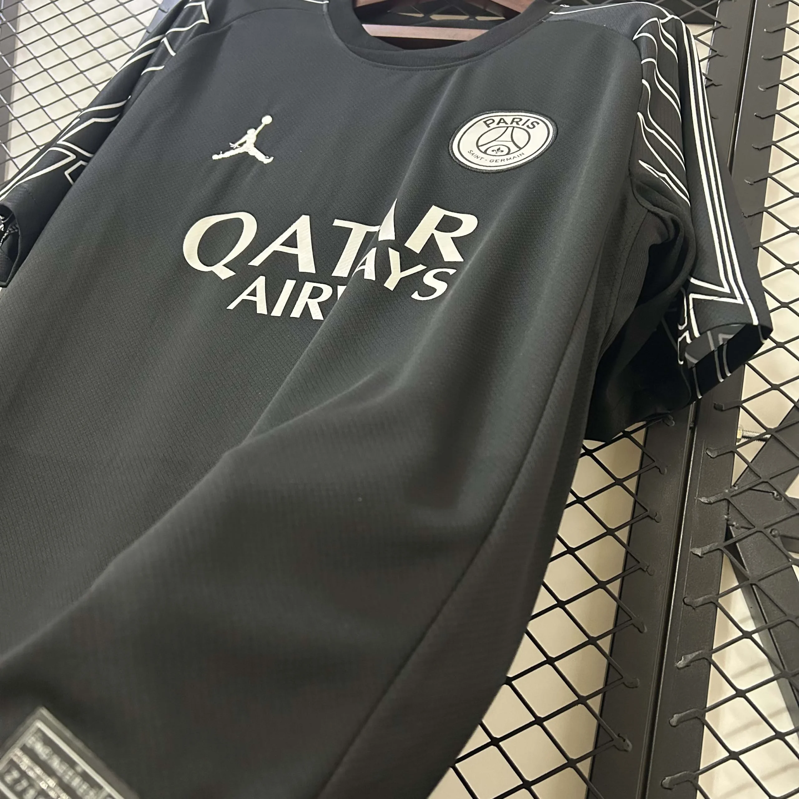 2024/2025 Psg Paris Saint-Germain Fourth Away black Football Shirt - 图片 8