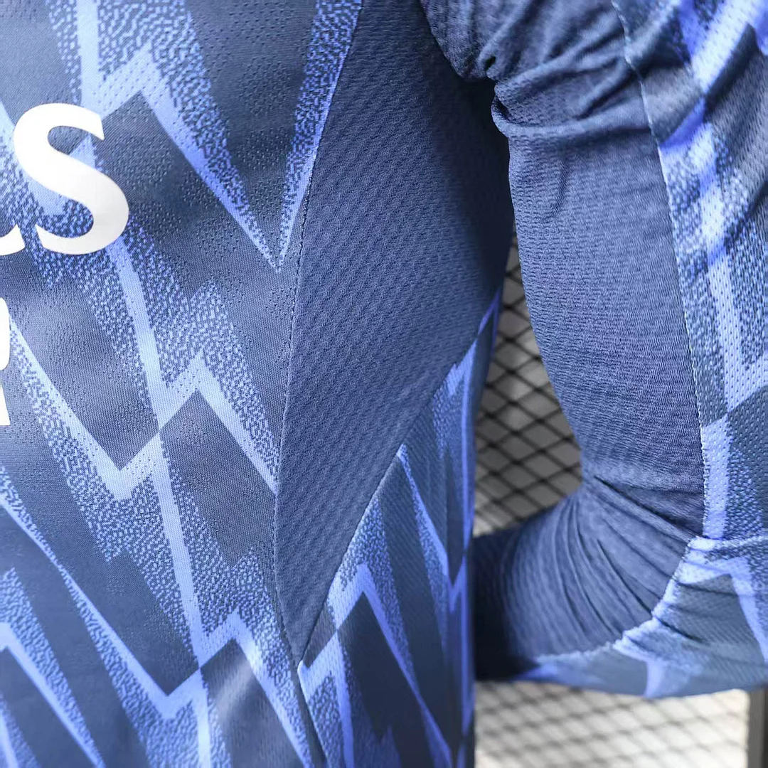 2025-2026 Long Sleeve Players Version Arsenal FC Away Football Shirt - 图片 8