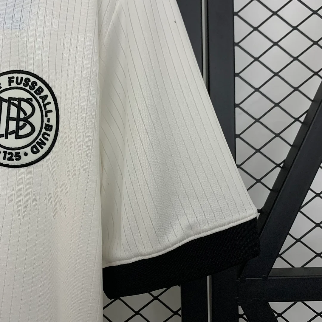 2025 Germany 125th Anniversary Edition Home White Football Shirt - 图片 7