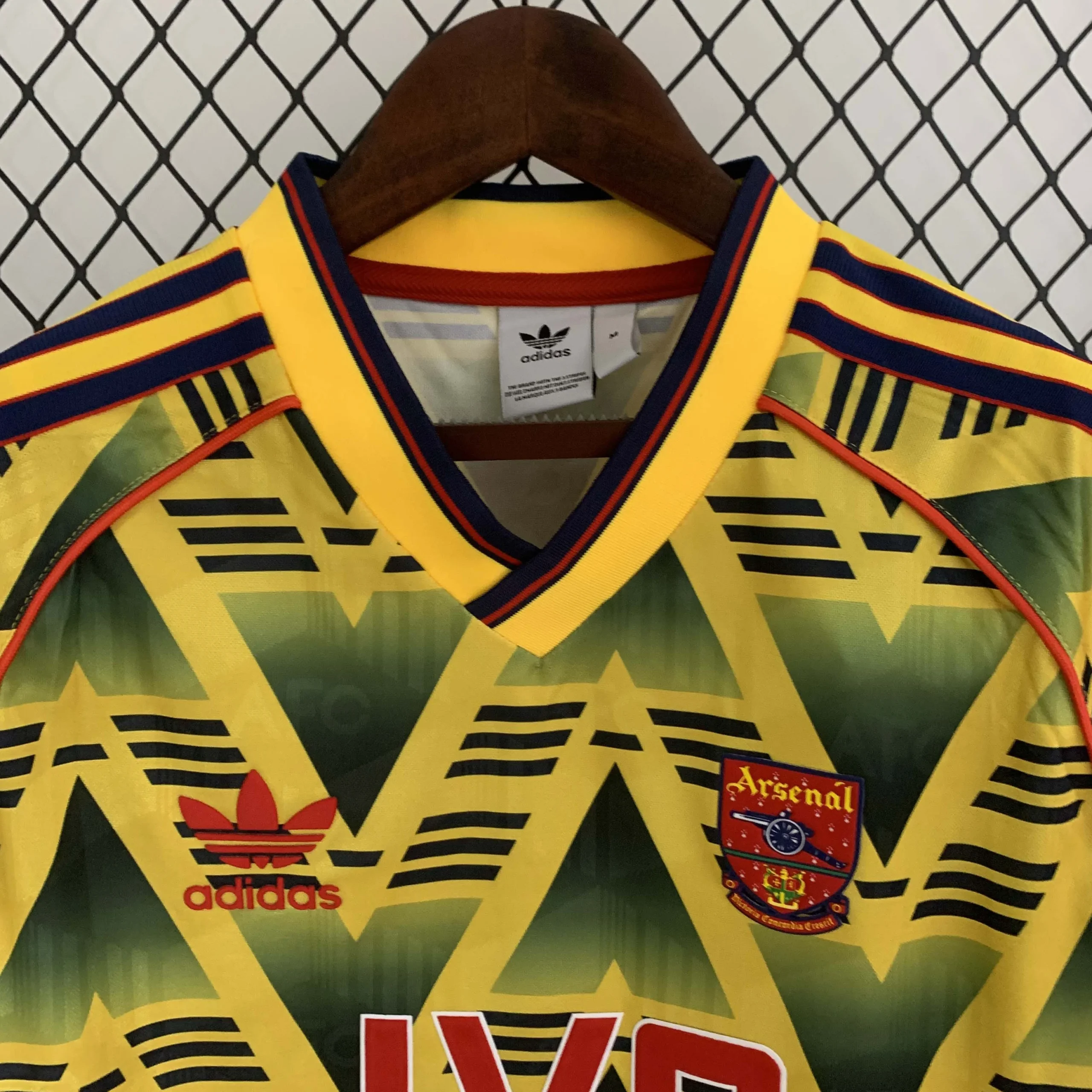 1991/1993 Retro Long Sleeve Arsenal Away Football Shirt - 图片 3