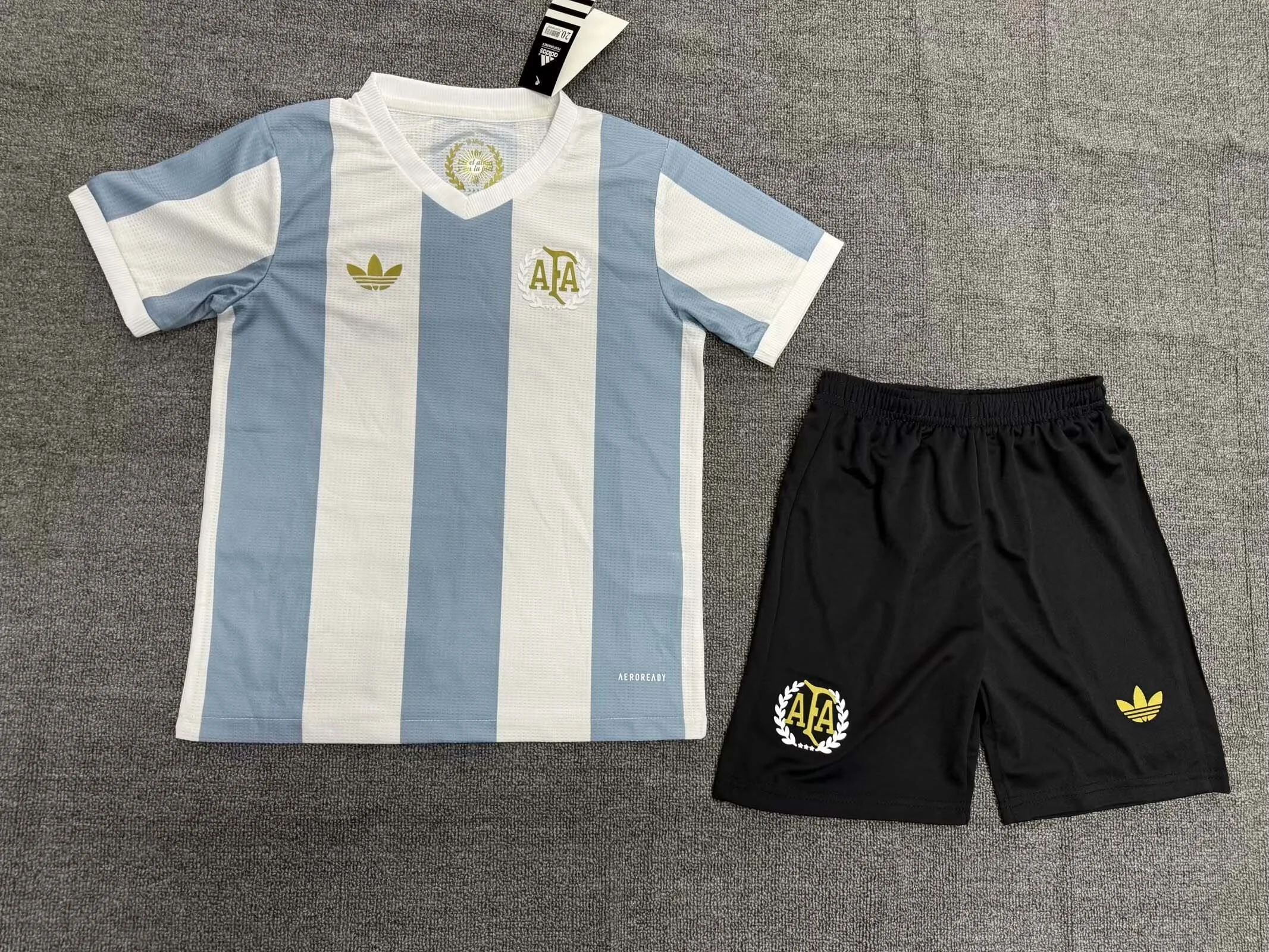 2024 Argentina National Team 50th Anniversary Edition Football Shirt  Kids Size