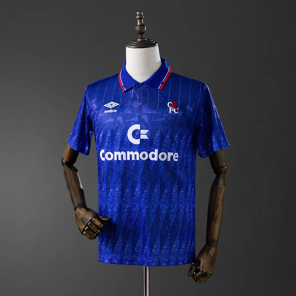 1989/1991 Retro Chelsea Home Football Shirt