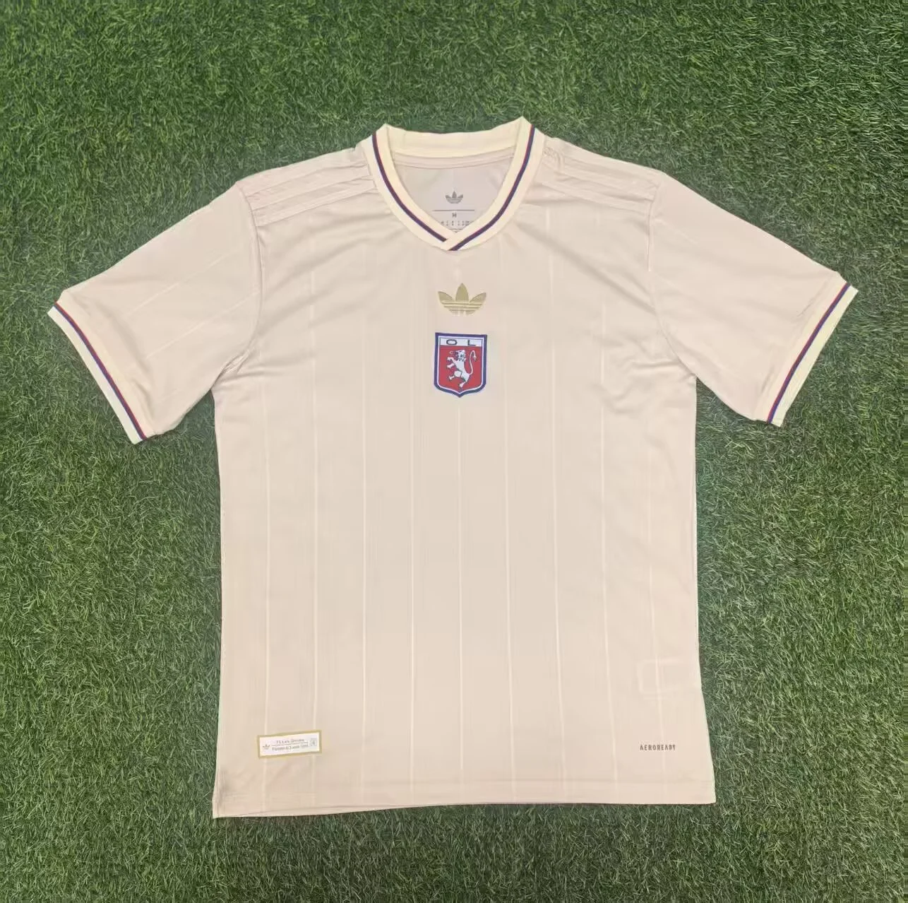 2024/2025 Lyon 75th Anniversary Edition Off White Football Shirt