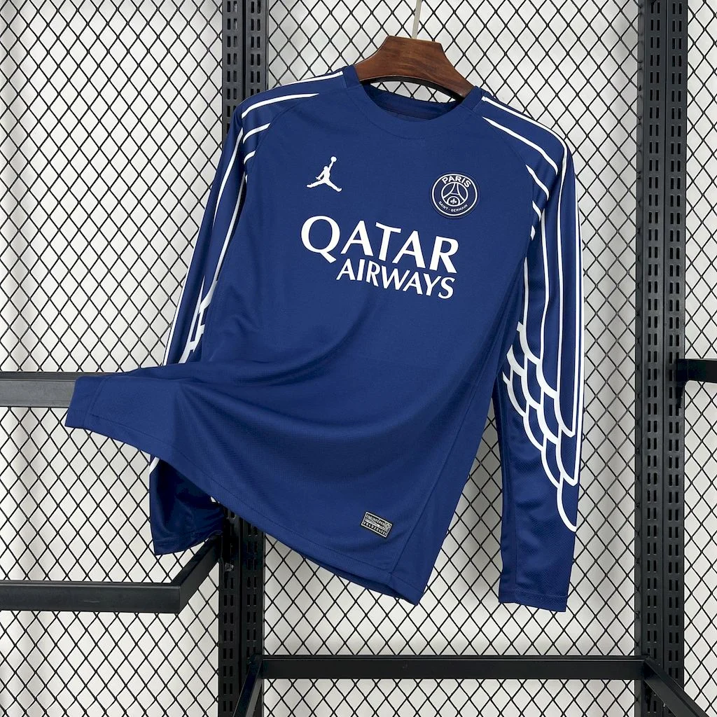2024/2025 Long Sleeve Psg Paris Saint-Germain Fourth Away Football Shirt
