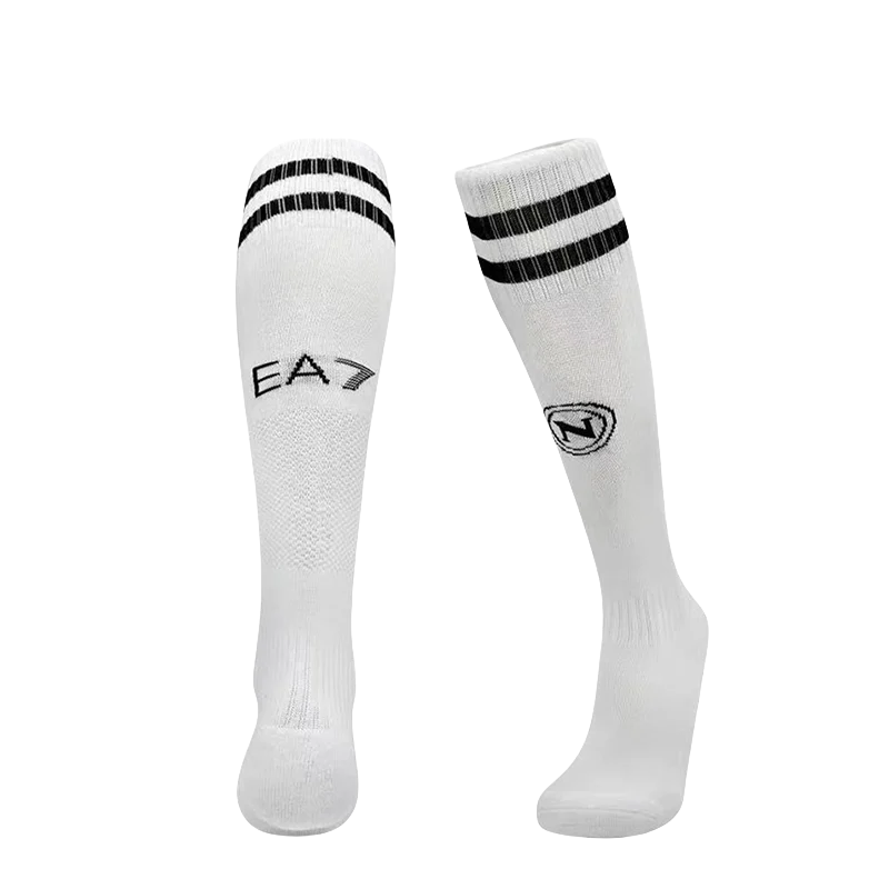2024/2025 Napoli away white football socks