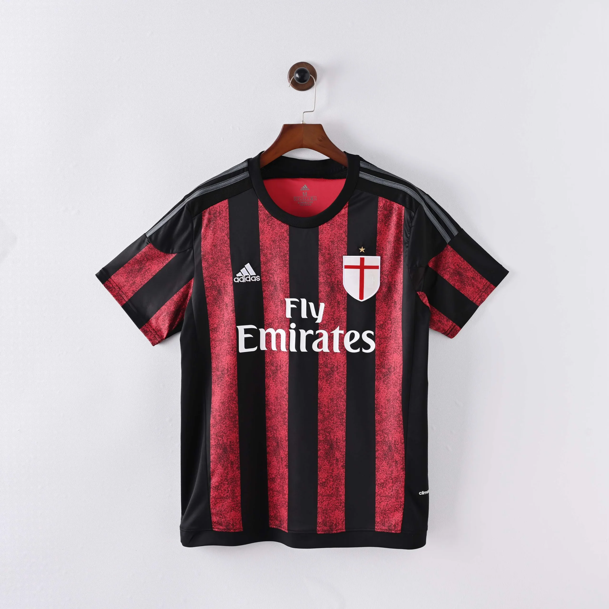 2015/2016 Retro AC Milan Home Football Shirt